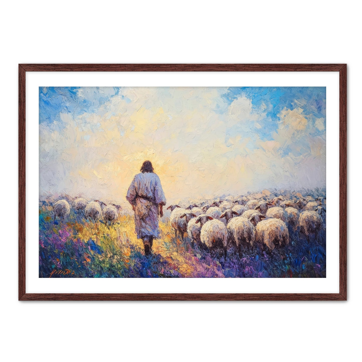Jesus With the Flock