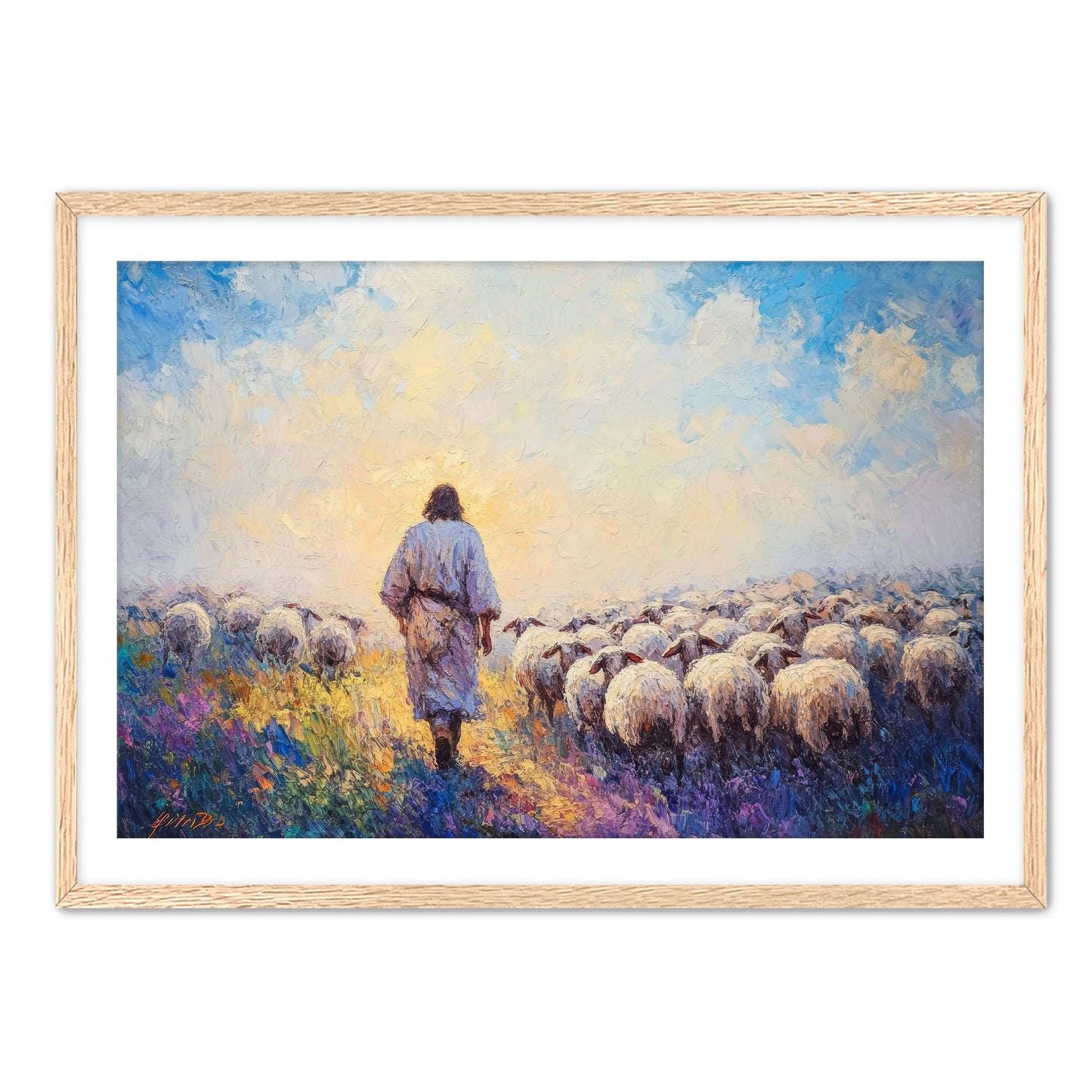 Jesus With the Flock