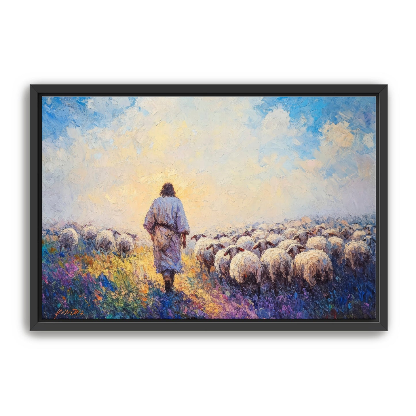 Jesus With the Flock