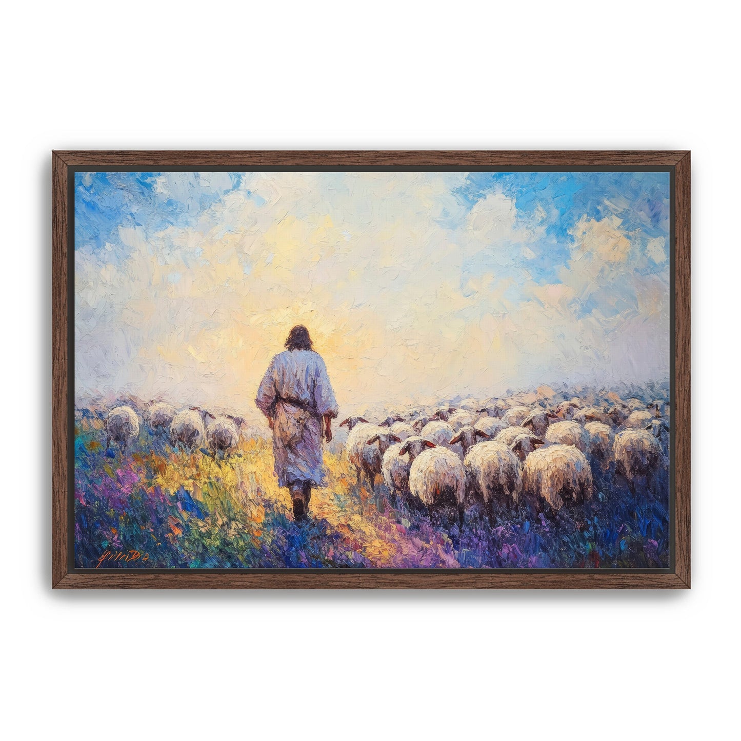 Jesus With the Flock