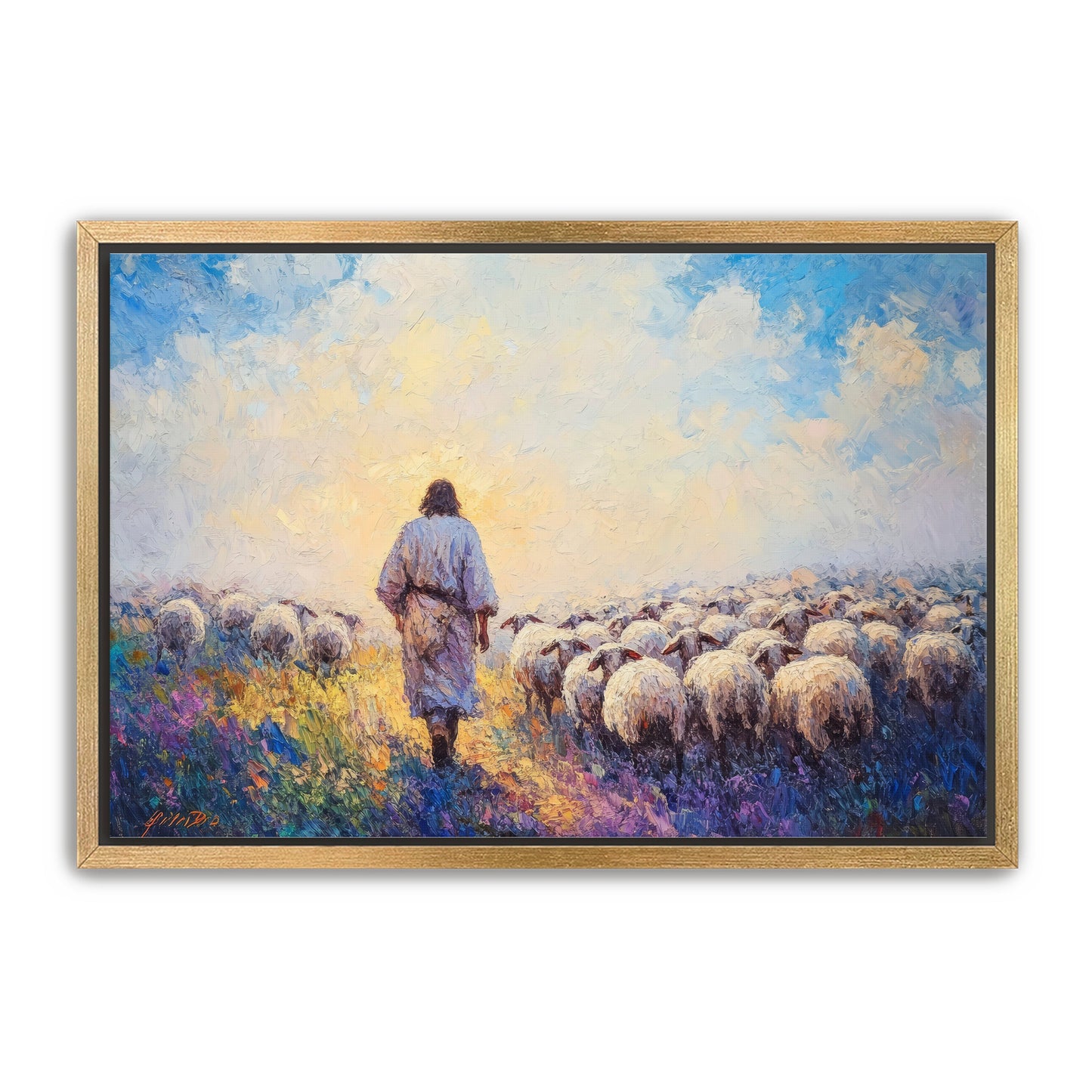 Jesus With the Flock