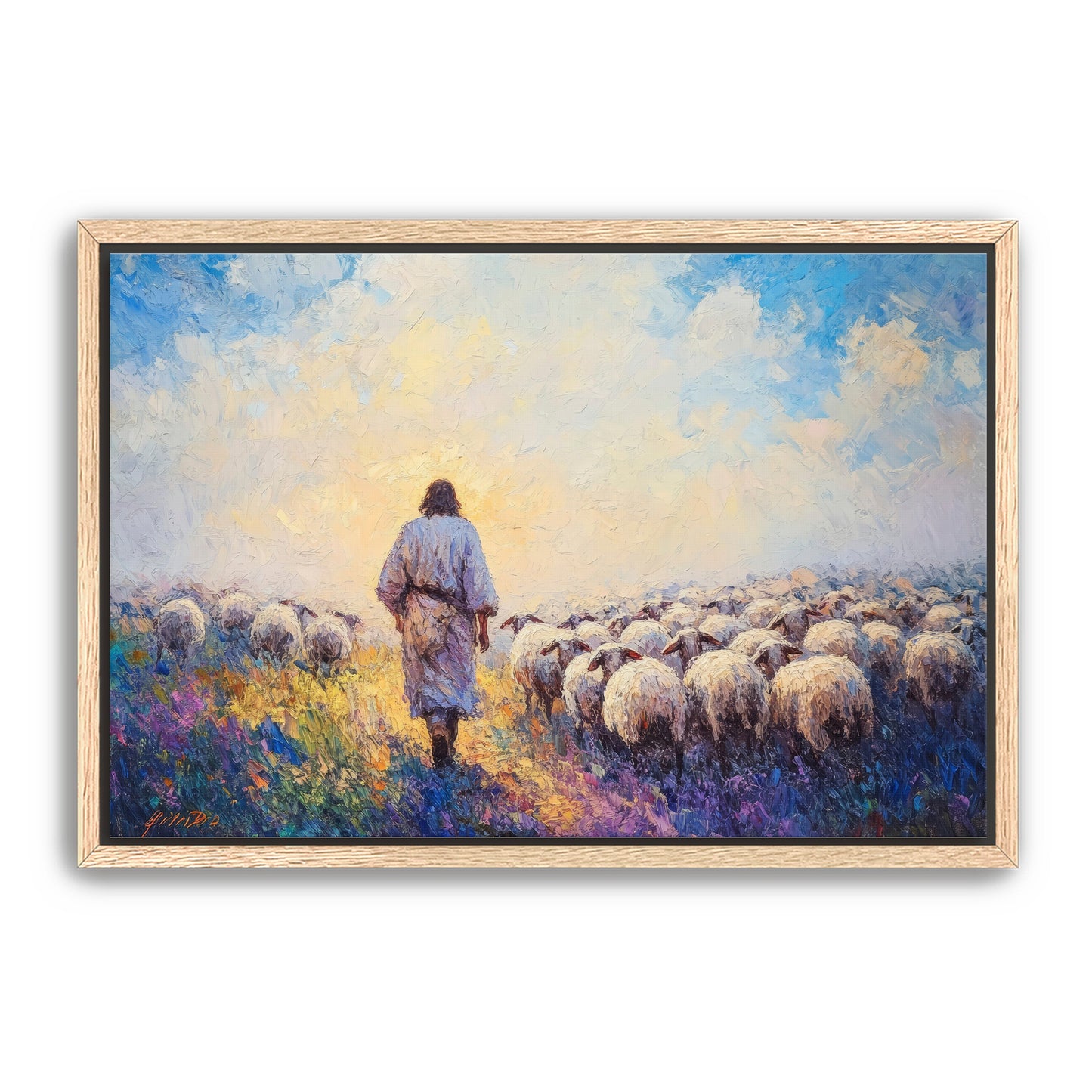 Jesus With the Flock