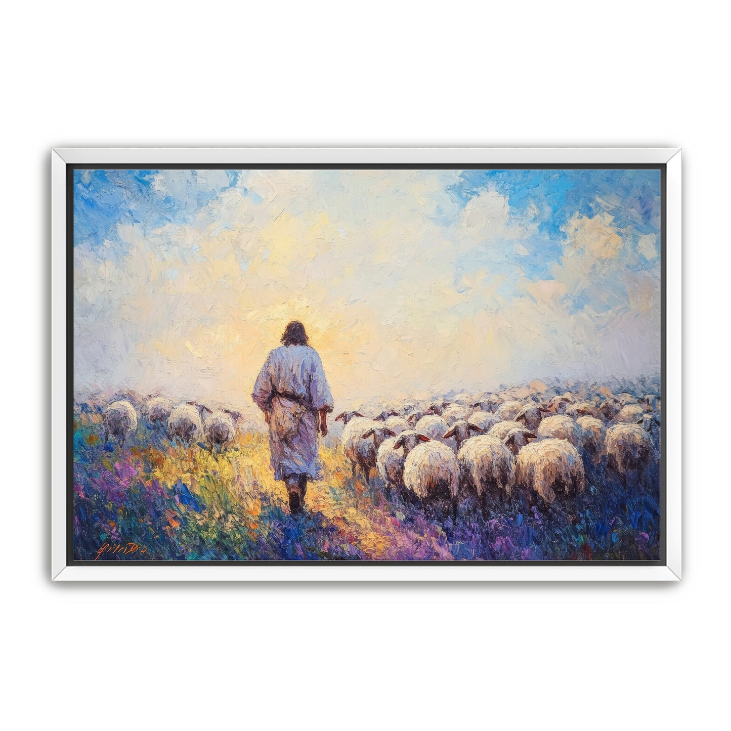 Jesus With the Flock