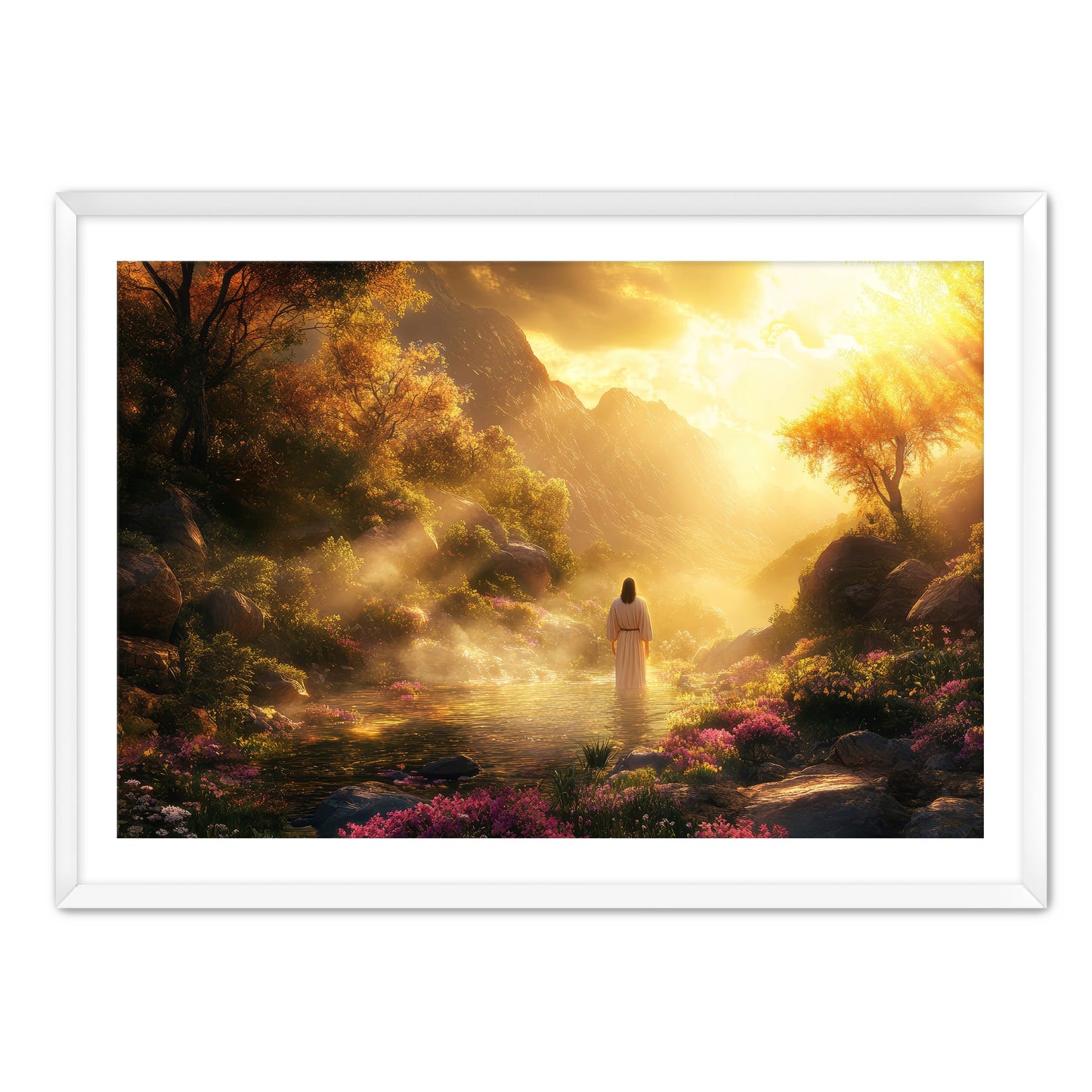 Jesus in his Father's Realm Art