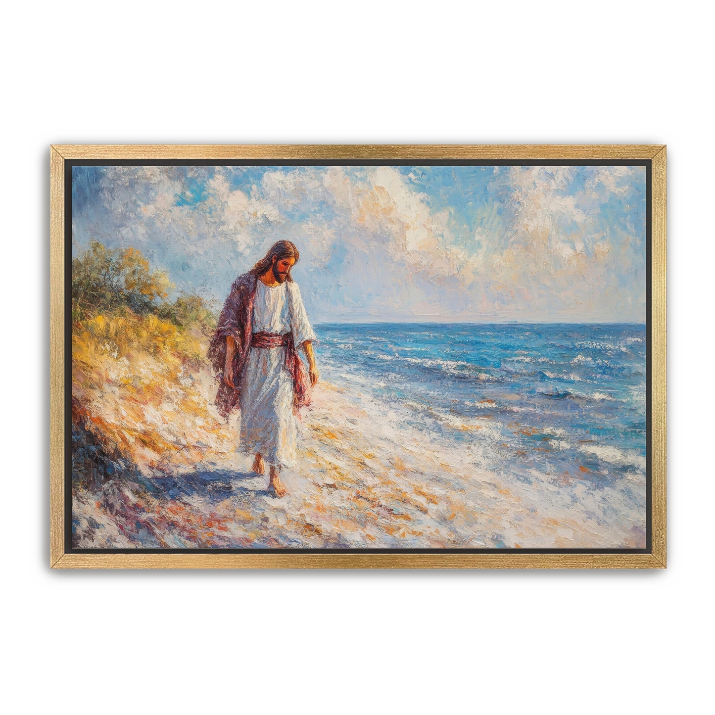 Jesus on Beach