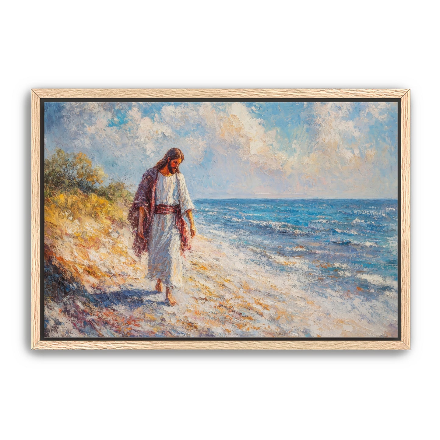 Jesus on Beach