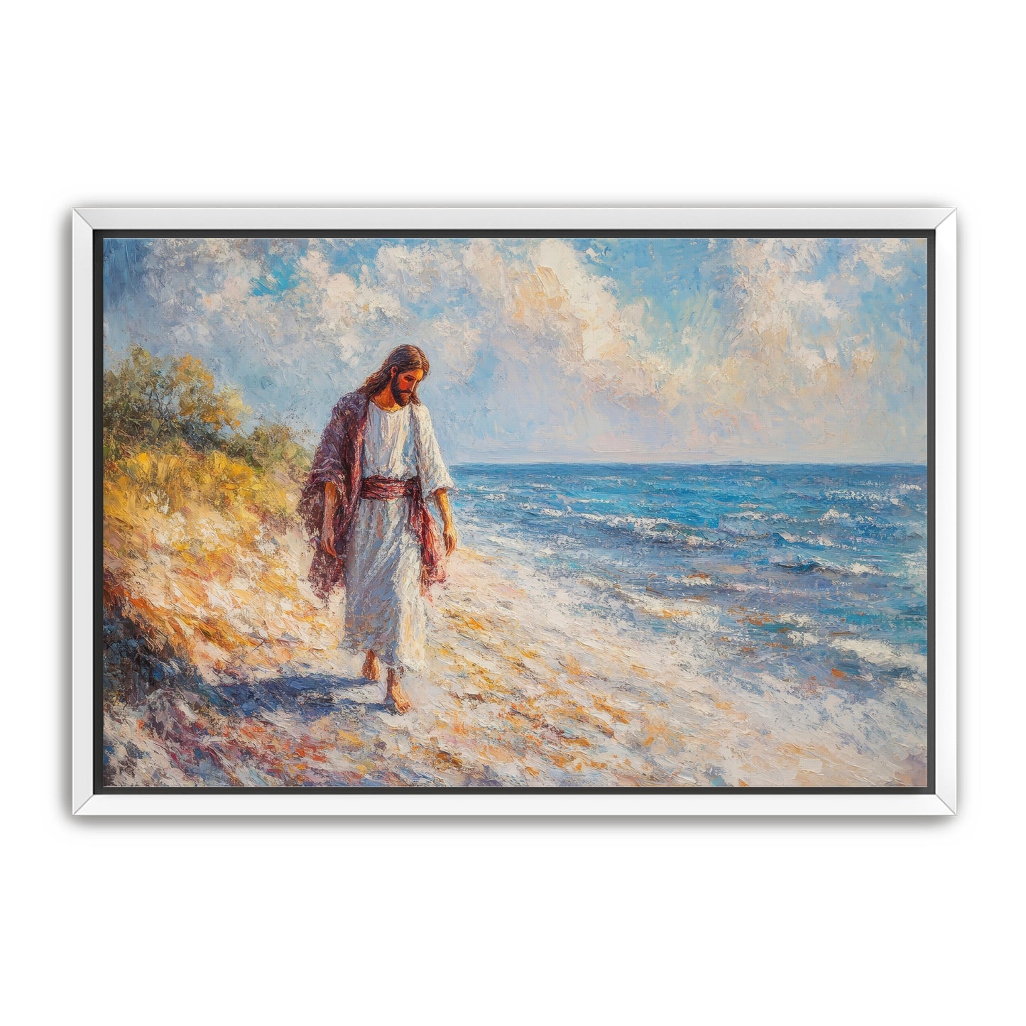 Jesus on Beach