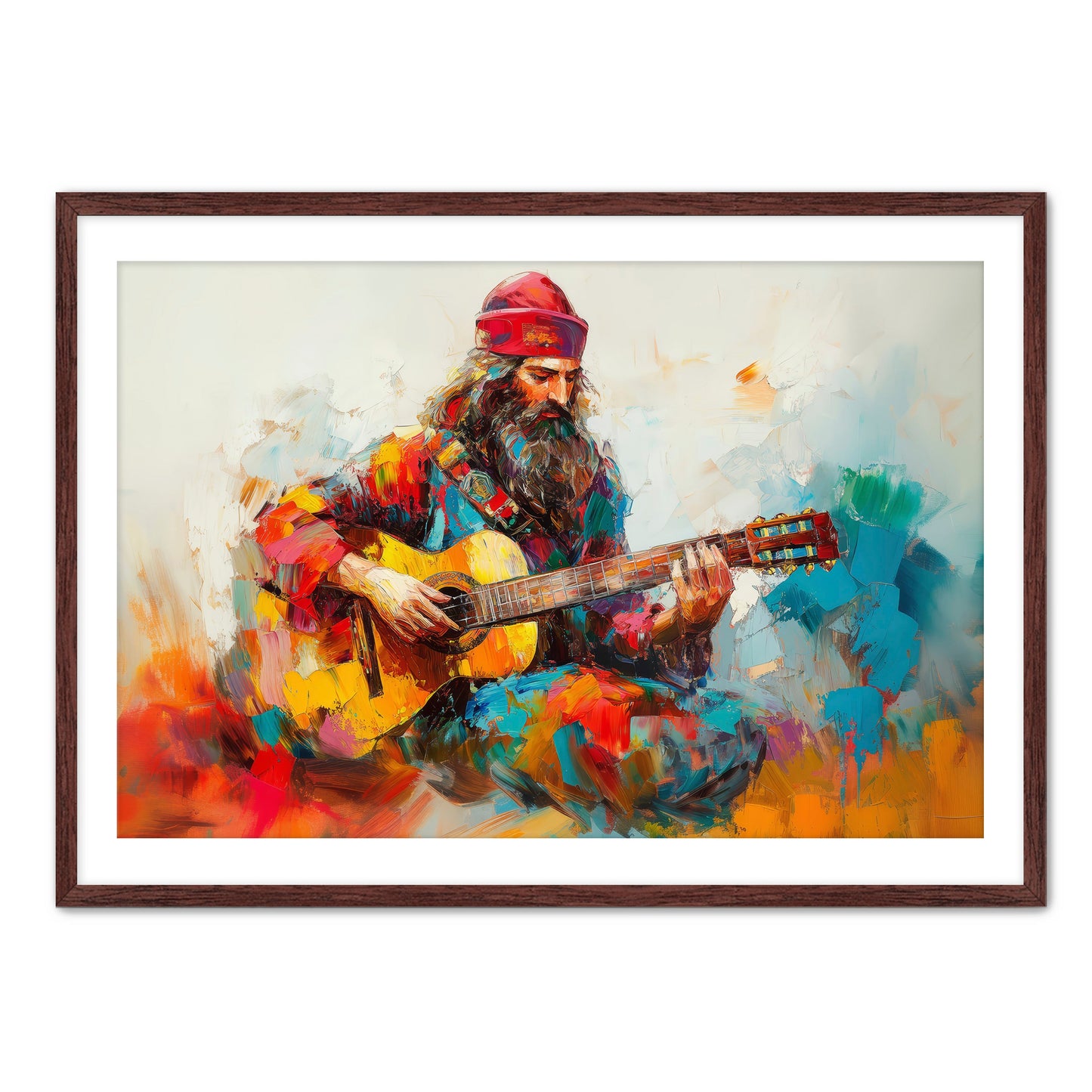 King David with Guitar