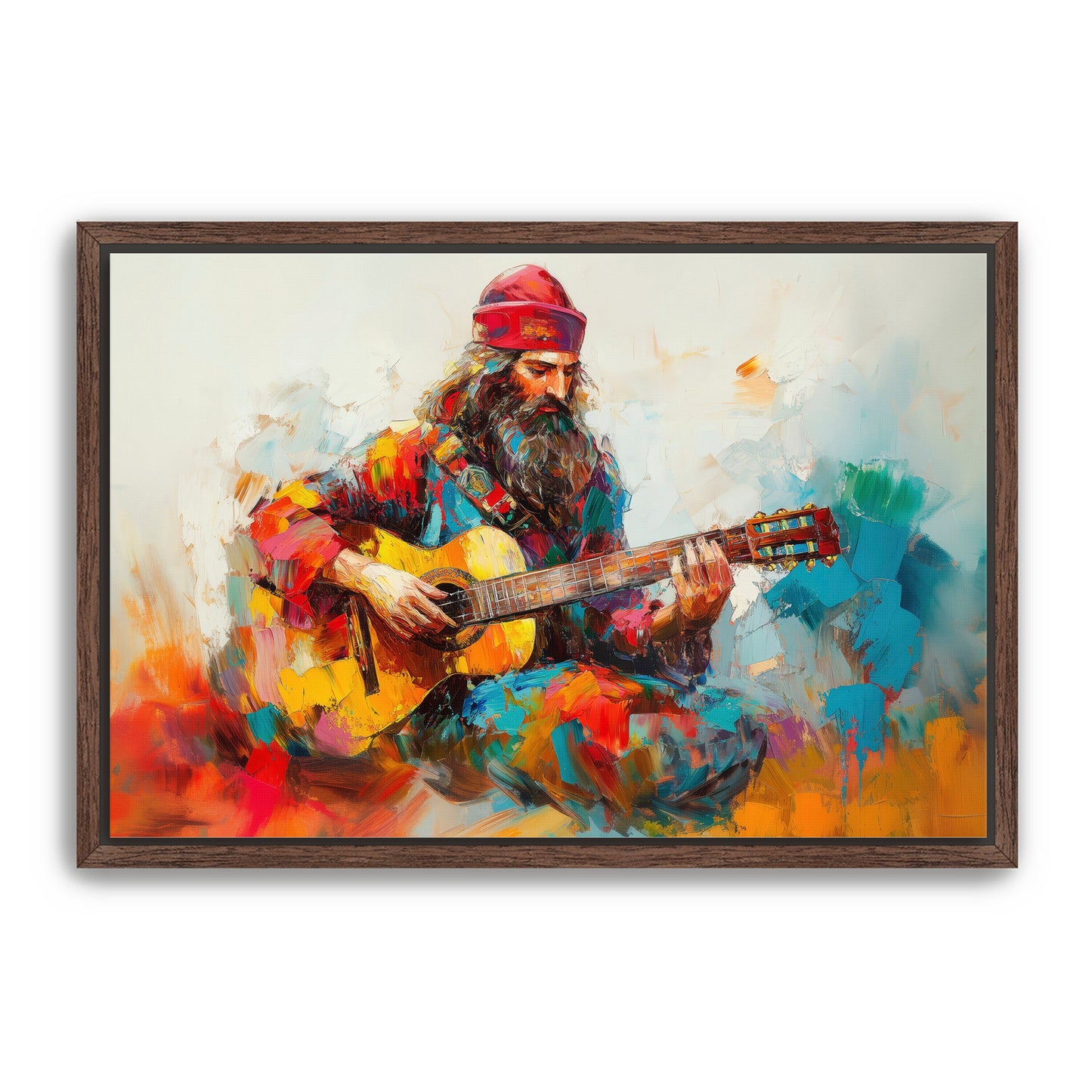 King David with Guitar