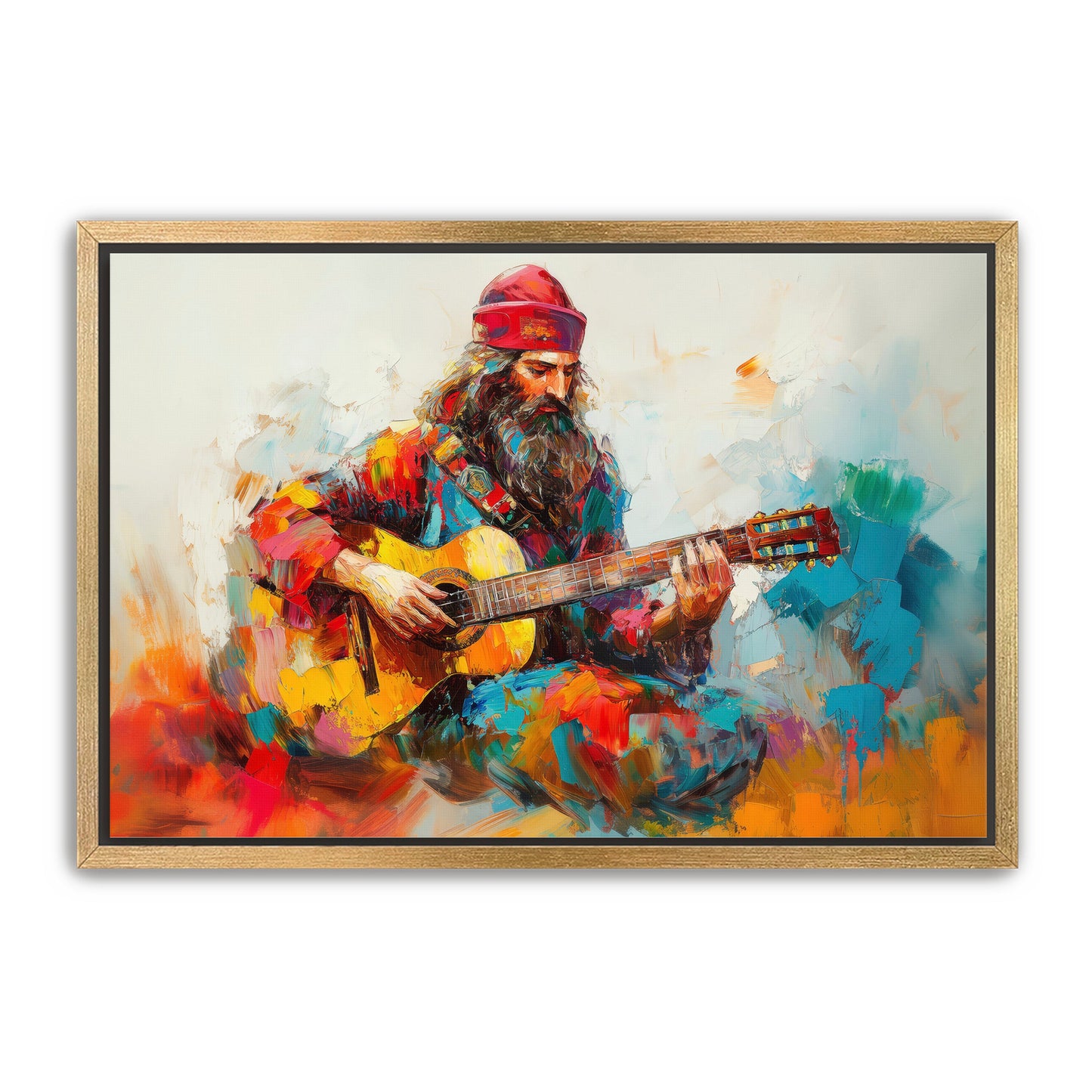 King David with Guitar
