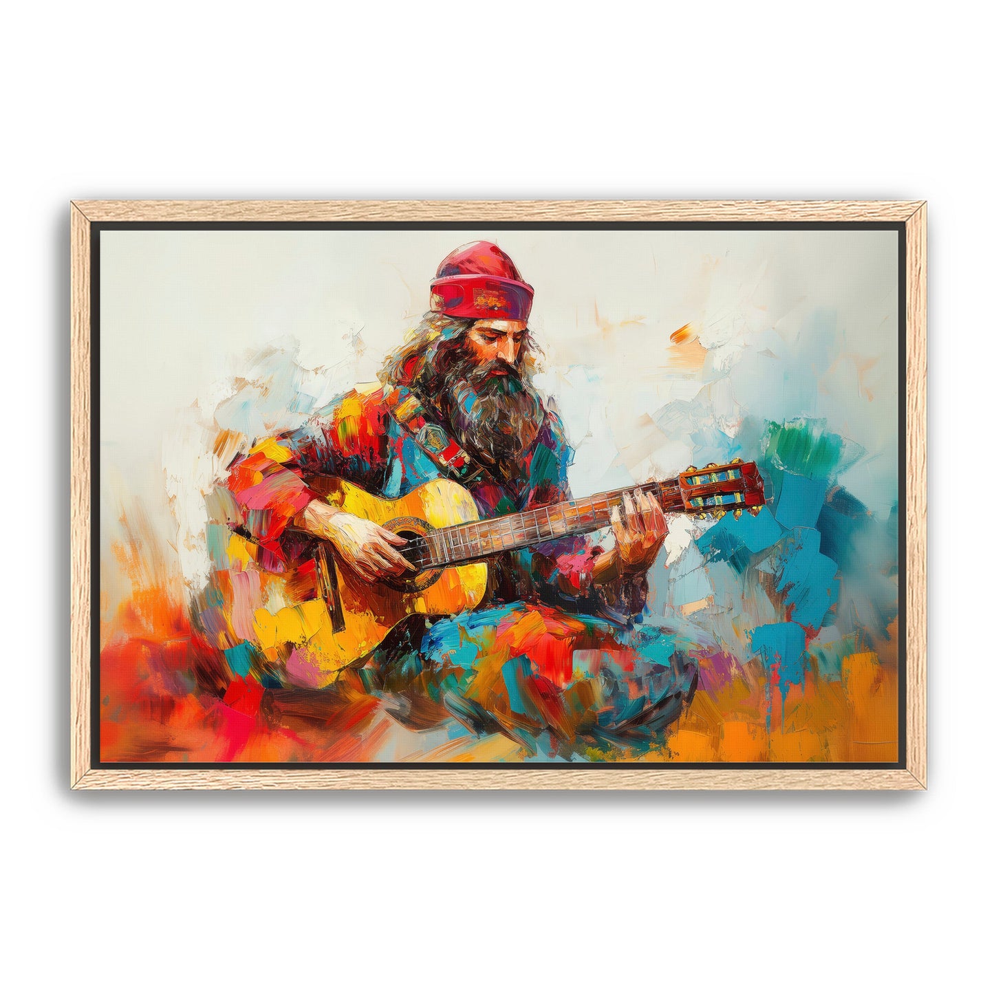 King David with Guitar