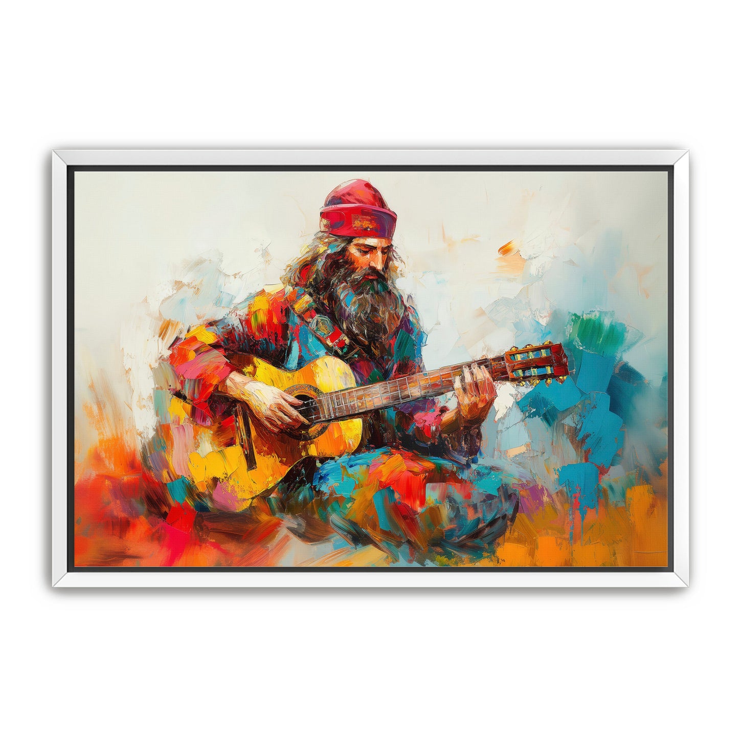 King David with Guitar