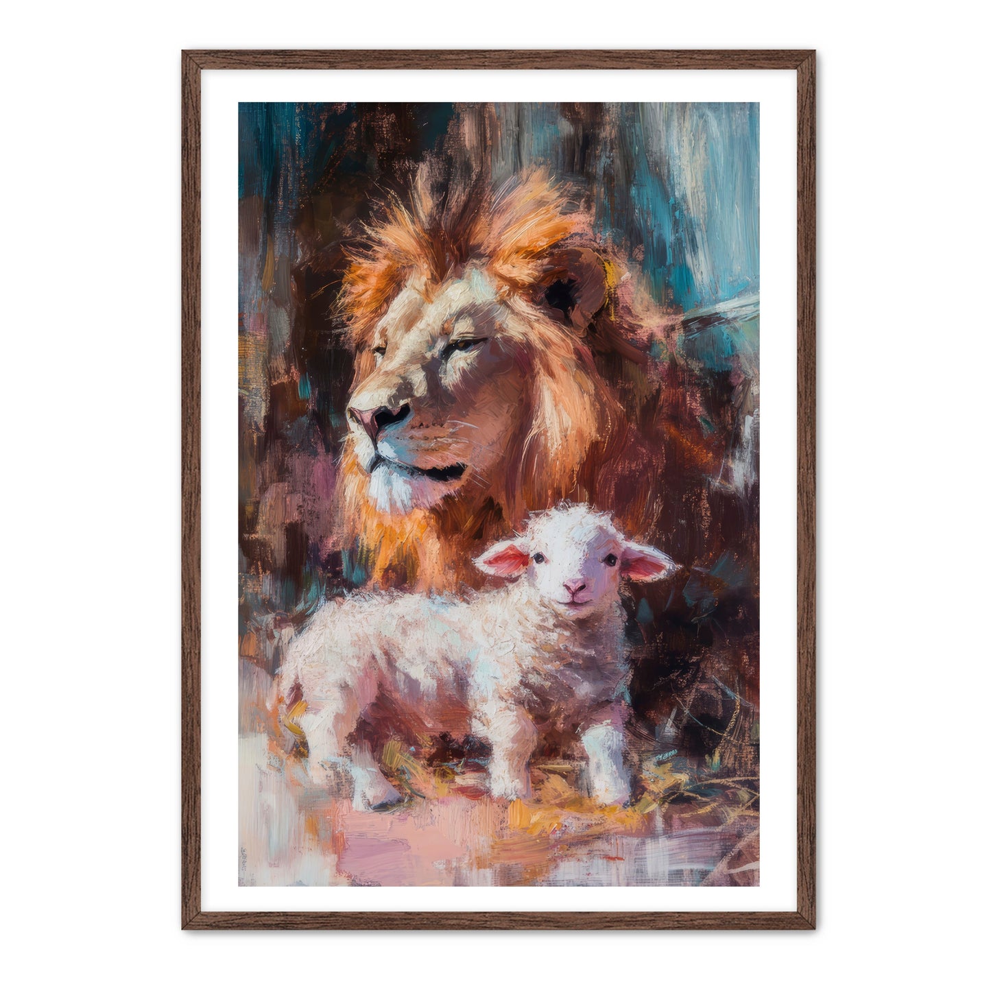 Lion Rest with Lamb