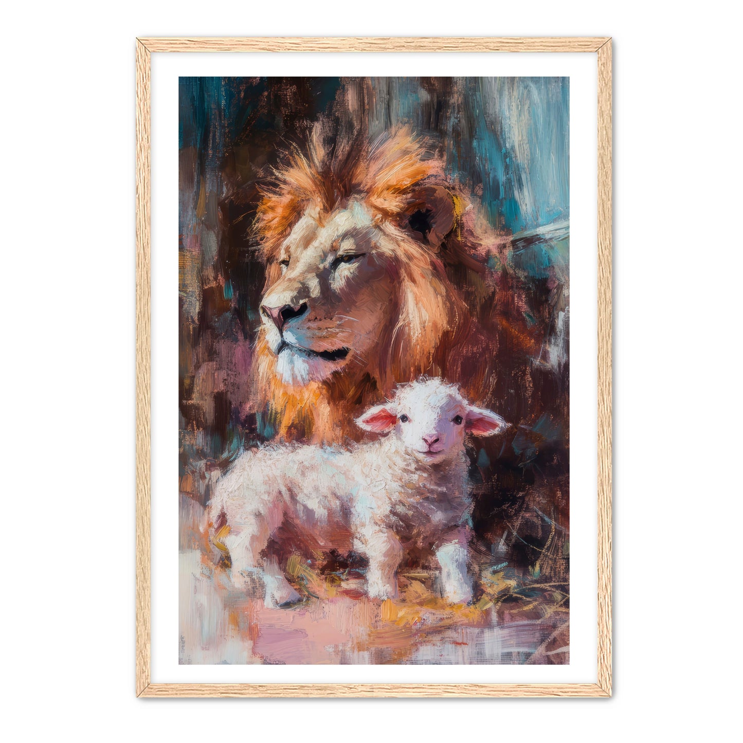 Lion Rest with Lamb