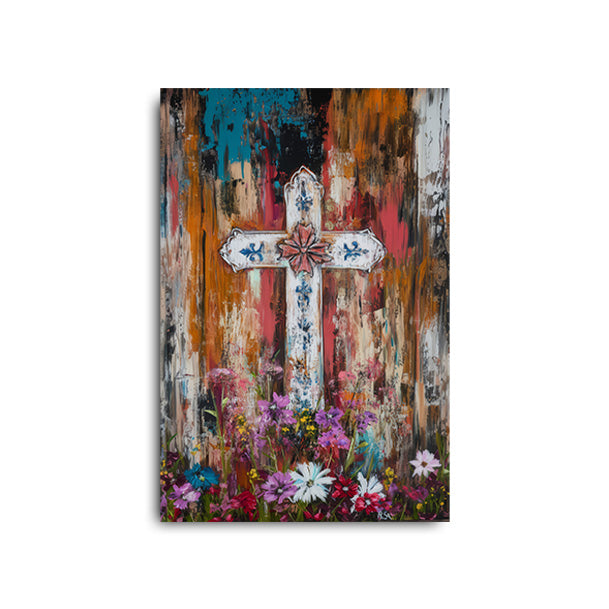 Modern Style Cross Print