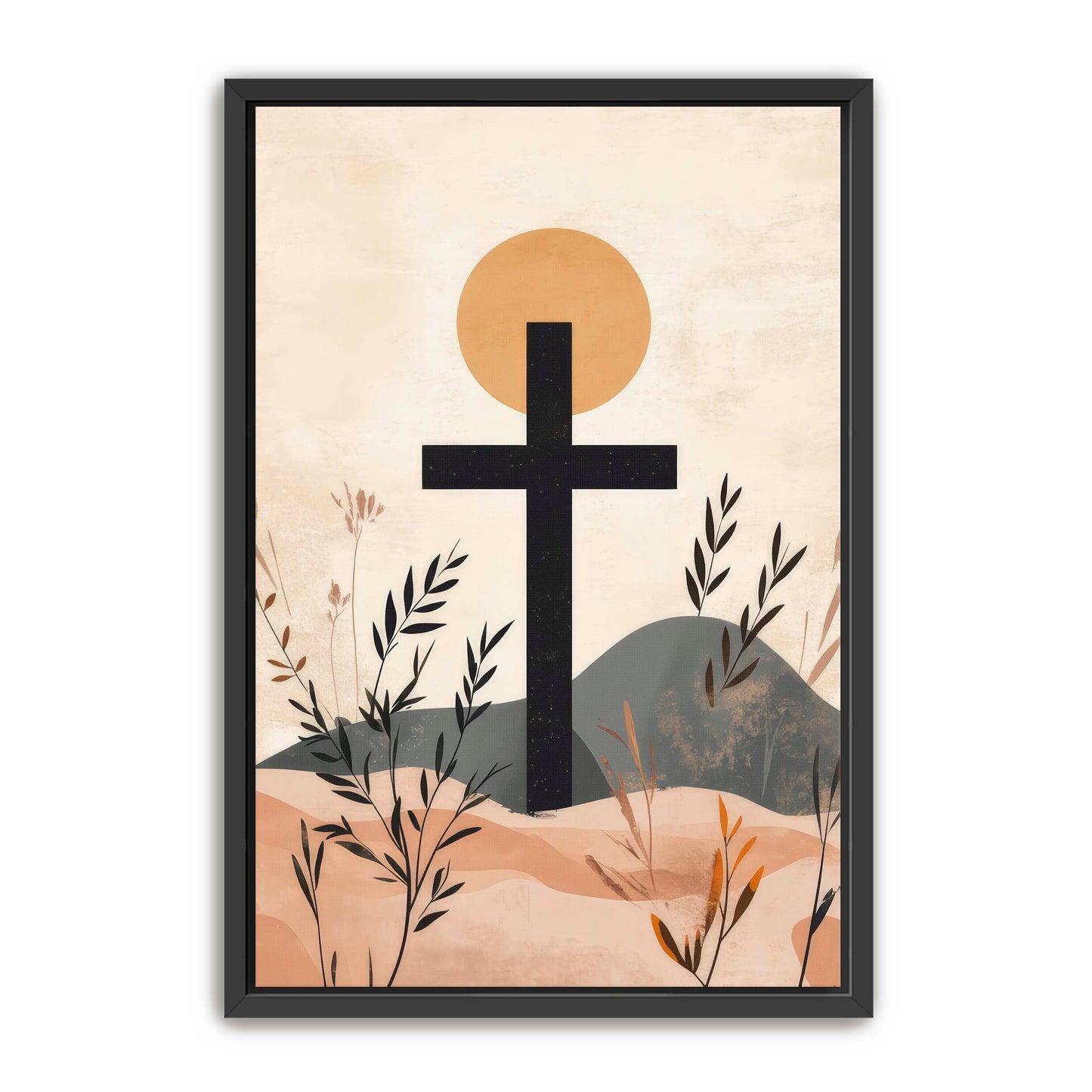 Modern Stylish Cross Print