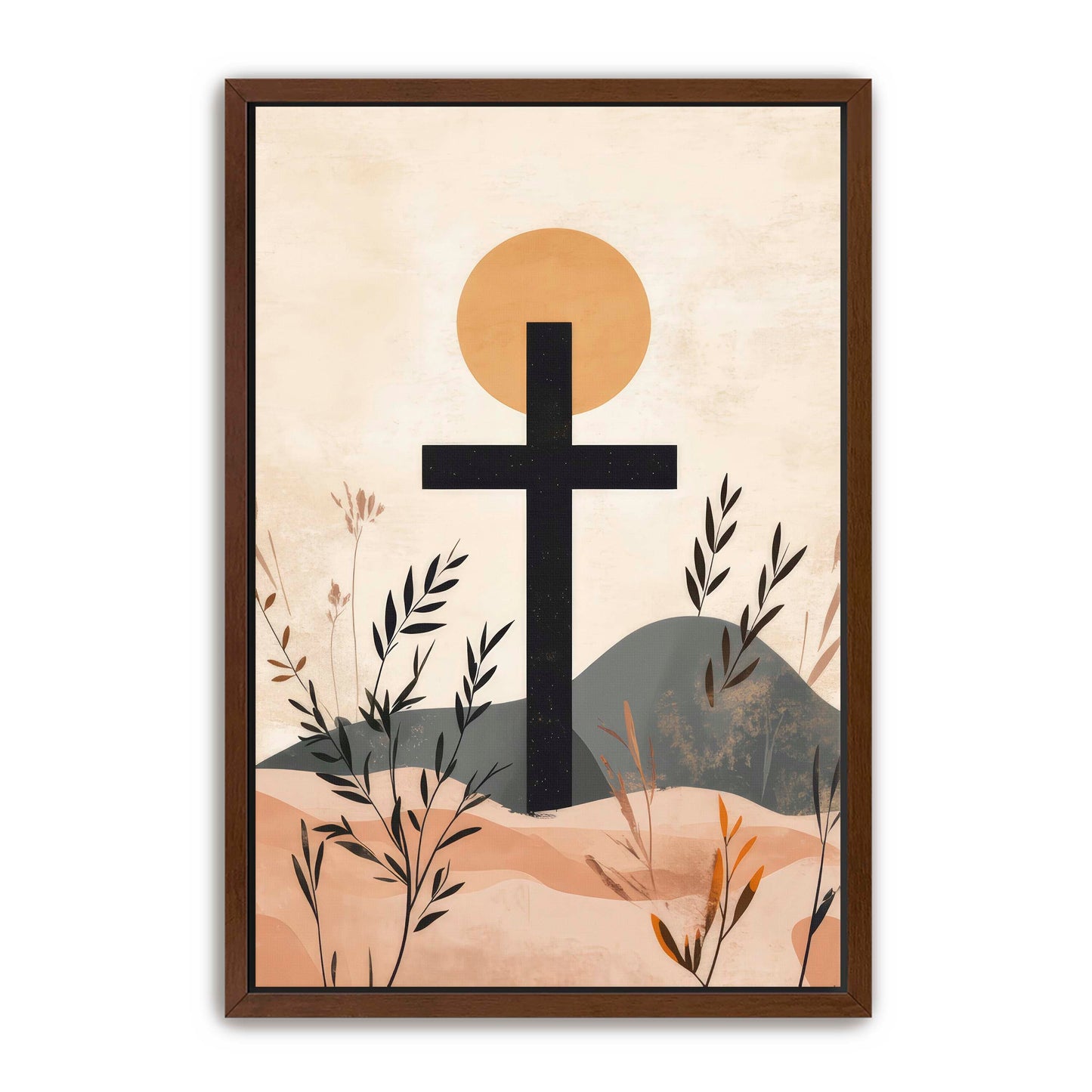 Modern Stylish Cross Print