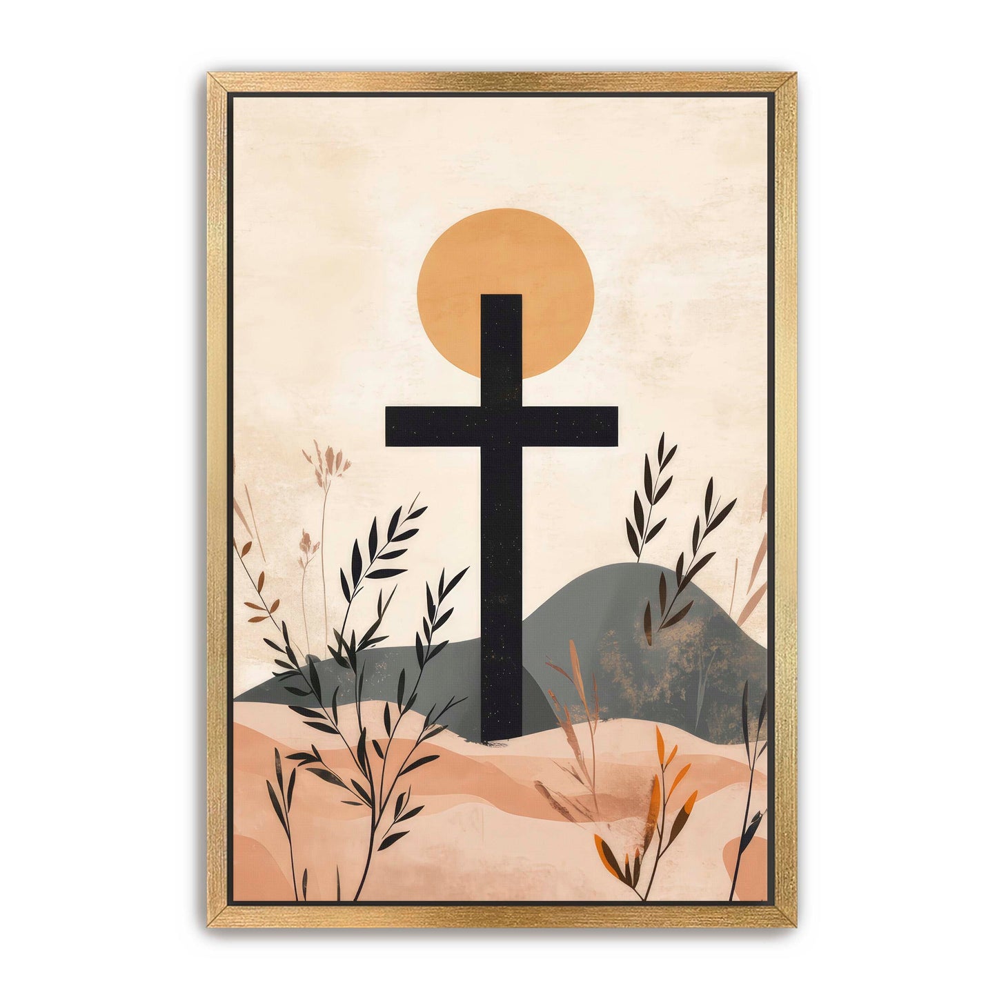 Modern Stylish Cross Print
