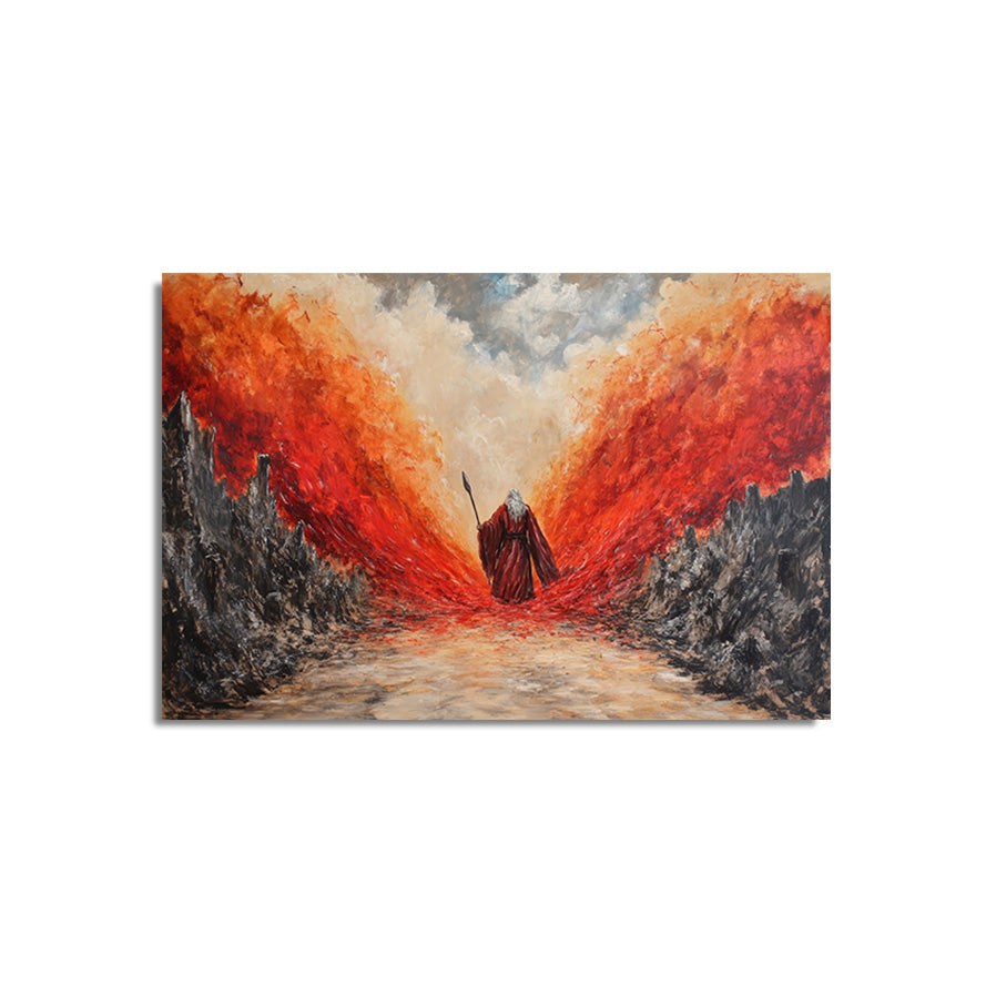 Moses Parting Red Sea