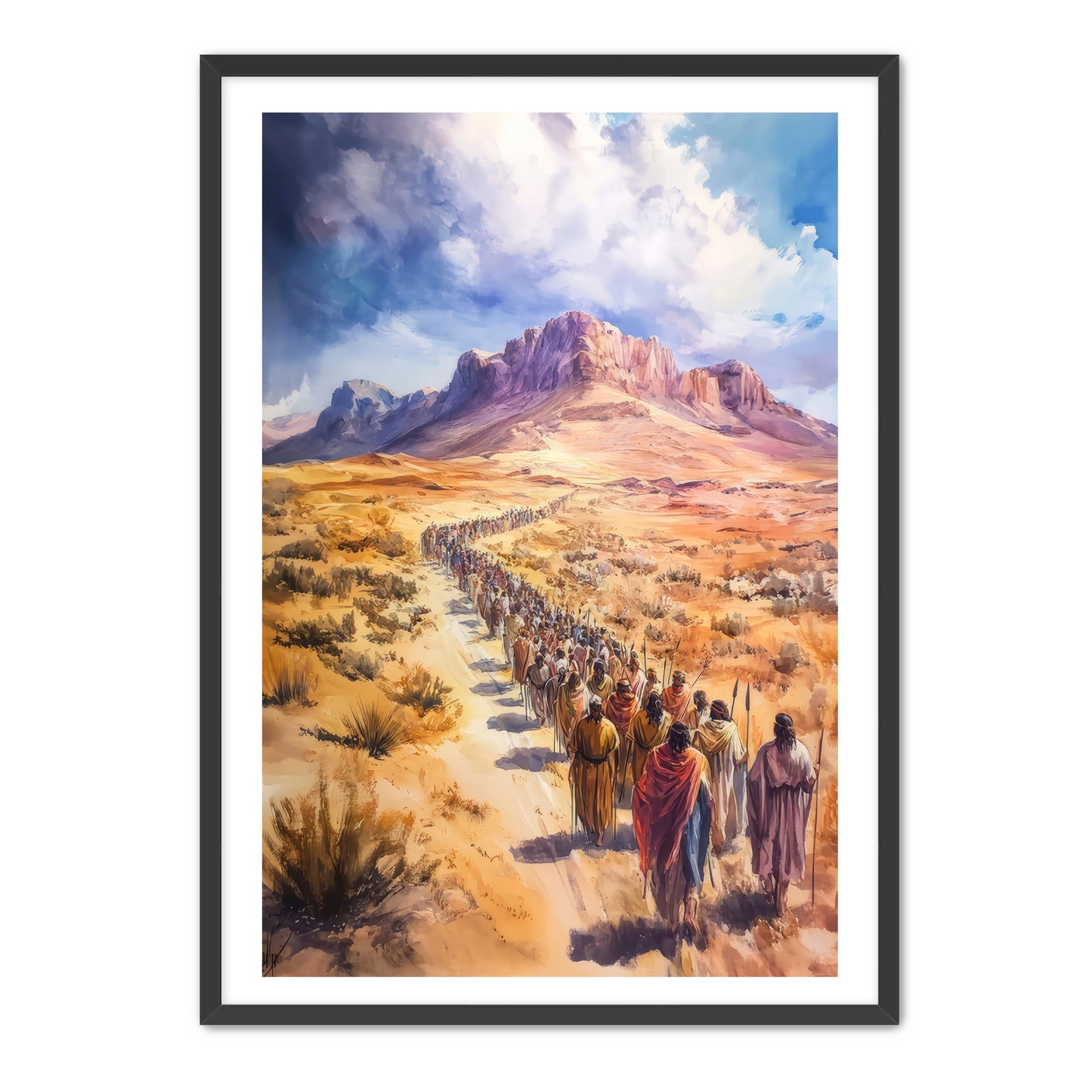 Moses Leading People