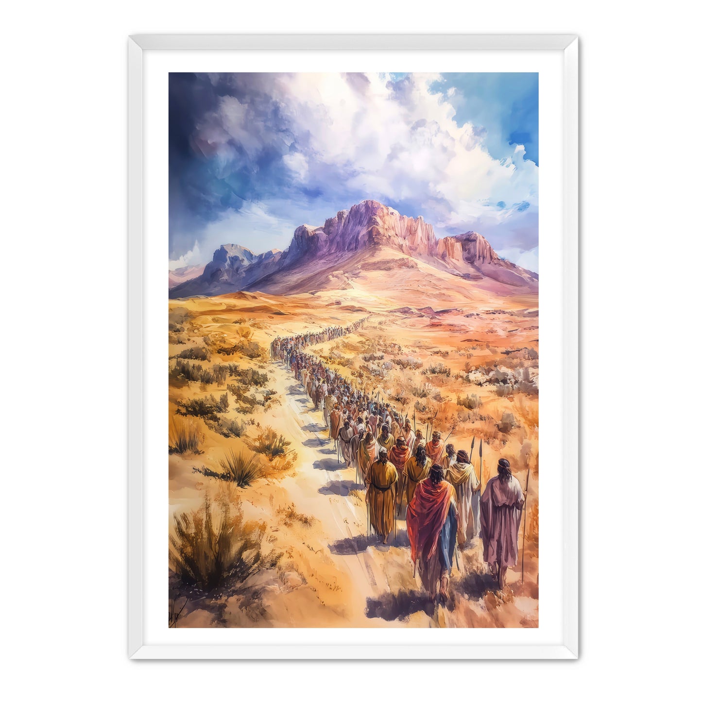 Moses Leading People