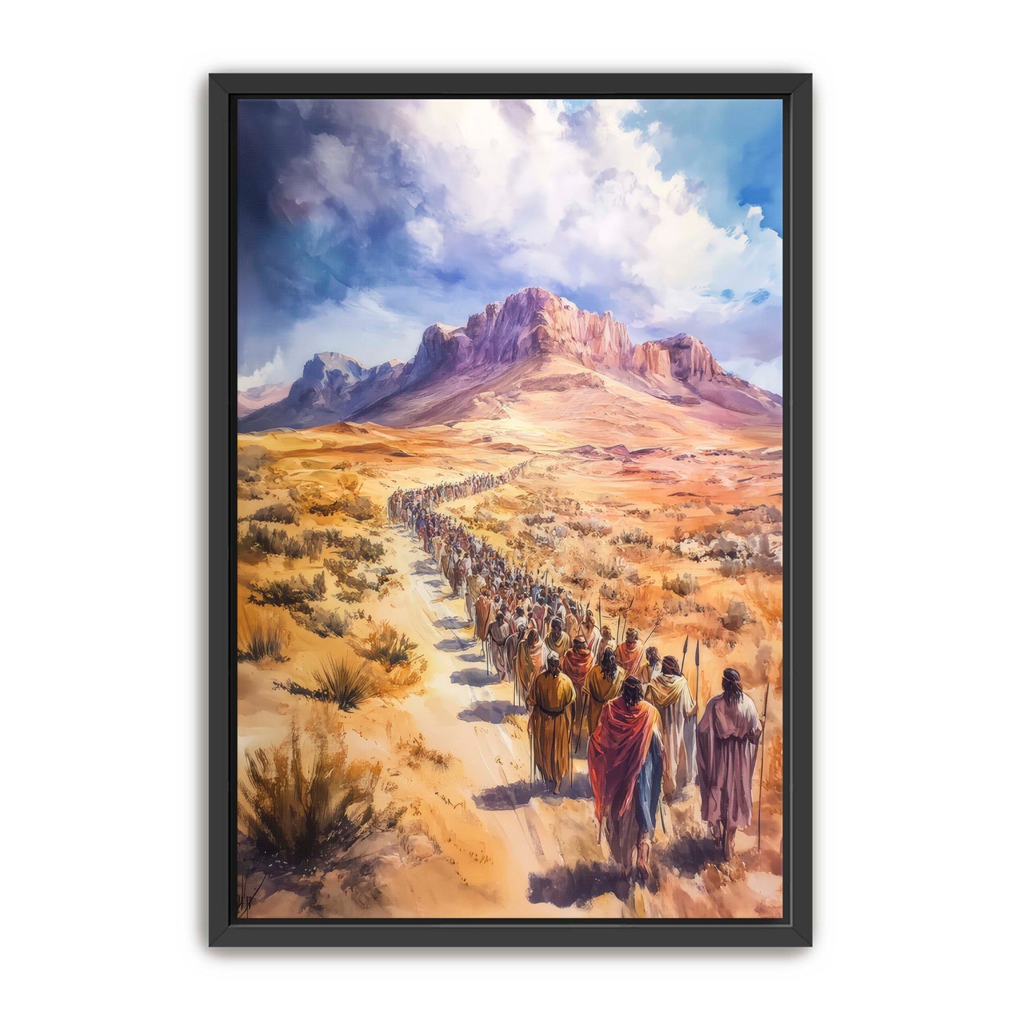 Moses Leading People