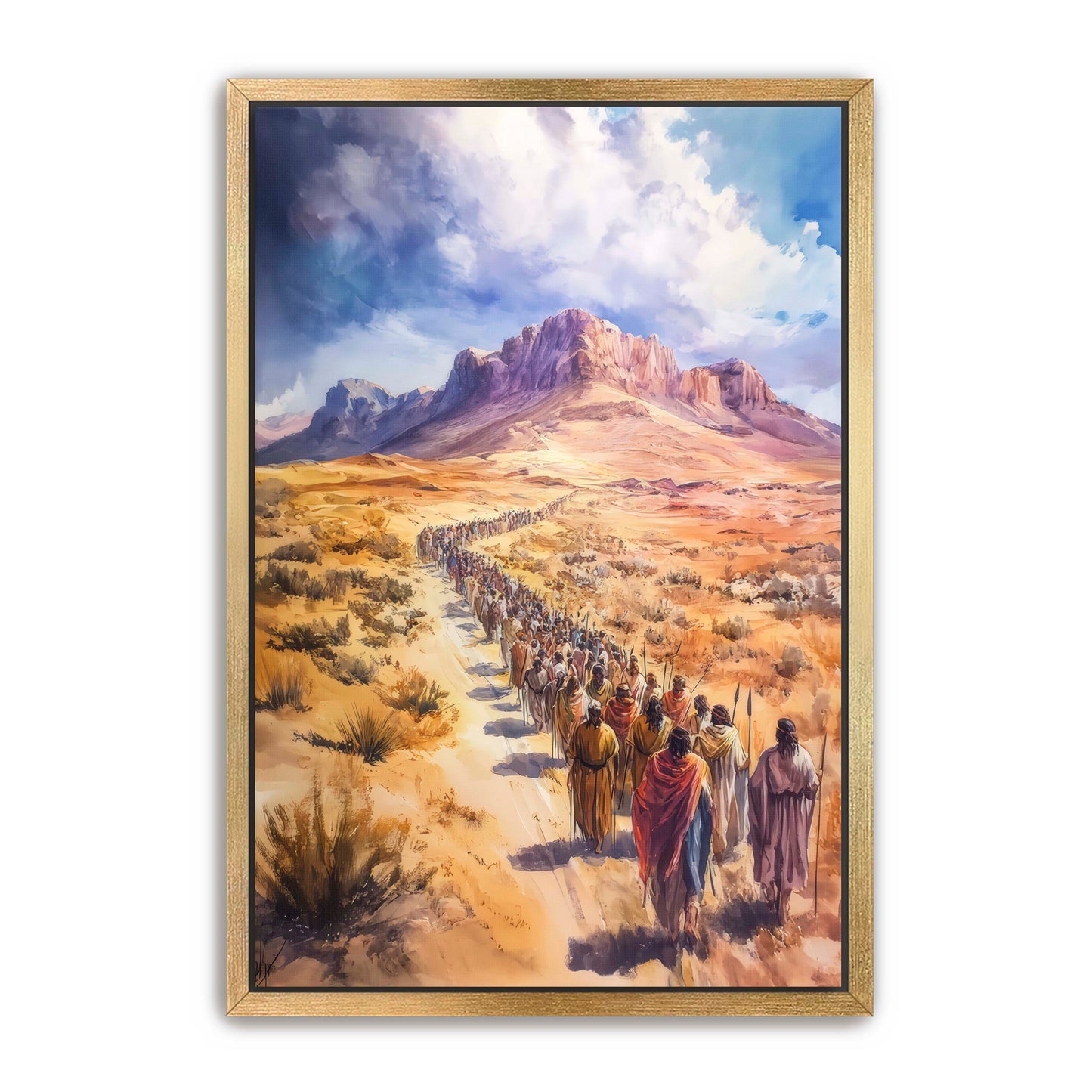 Moses Leading People