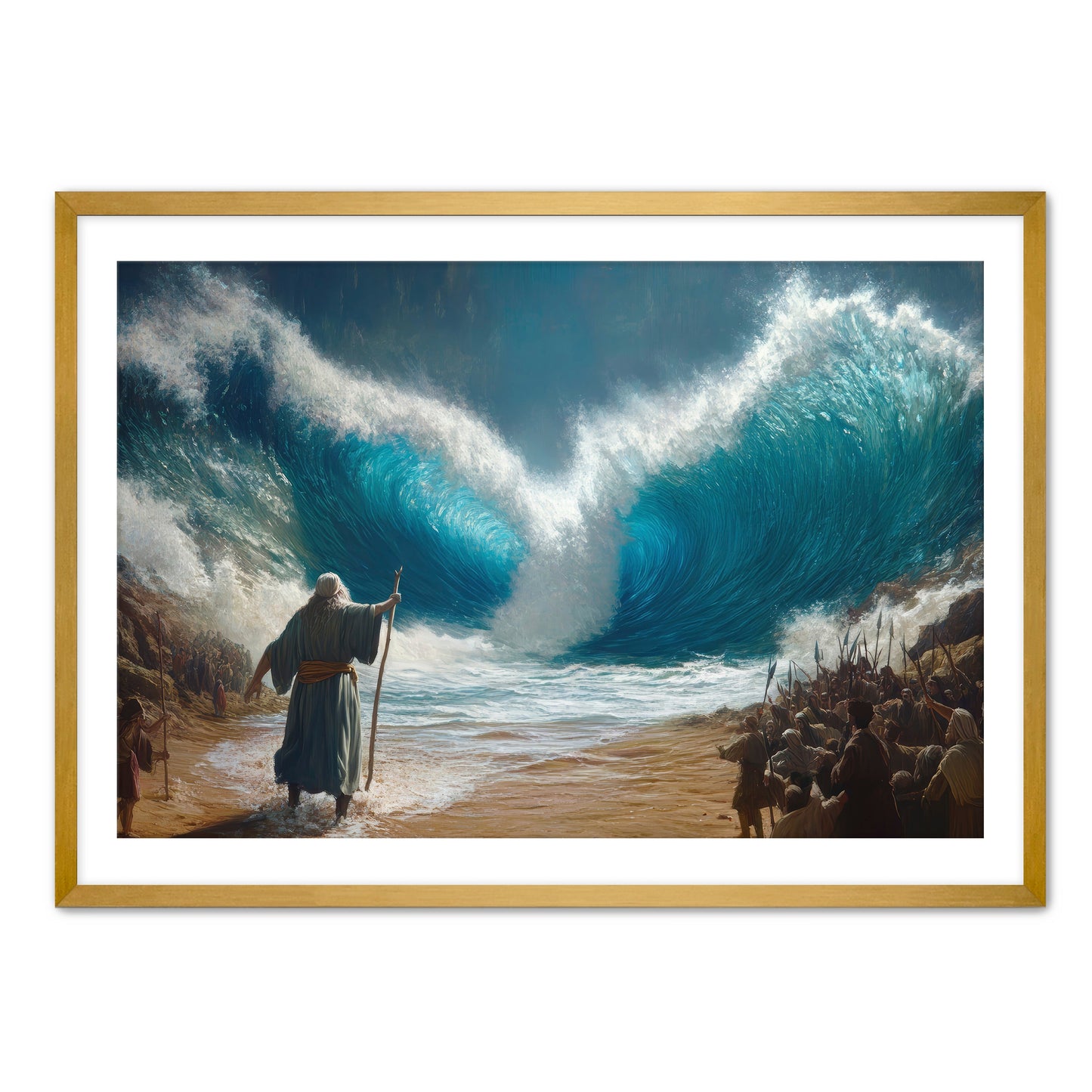 Moses Parting Sea