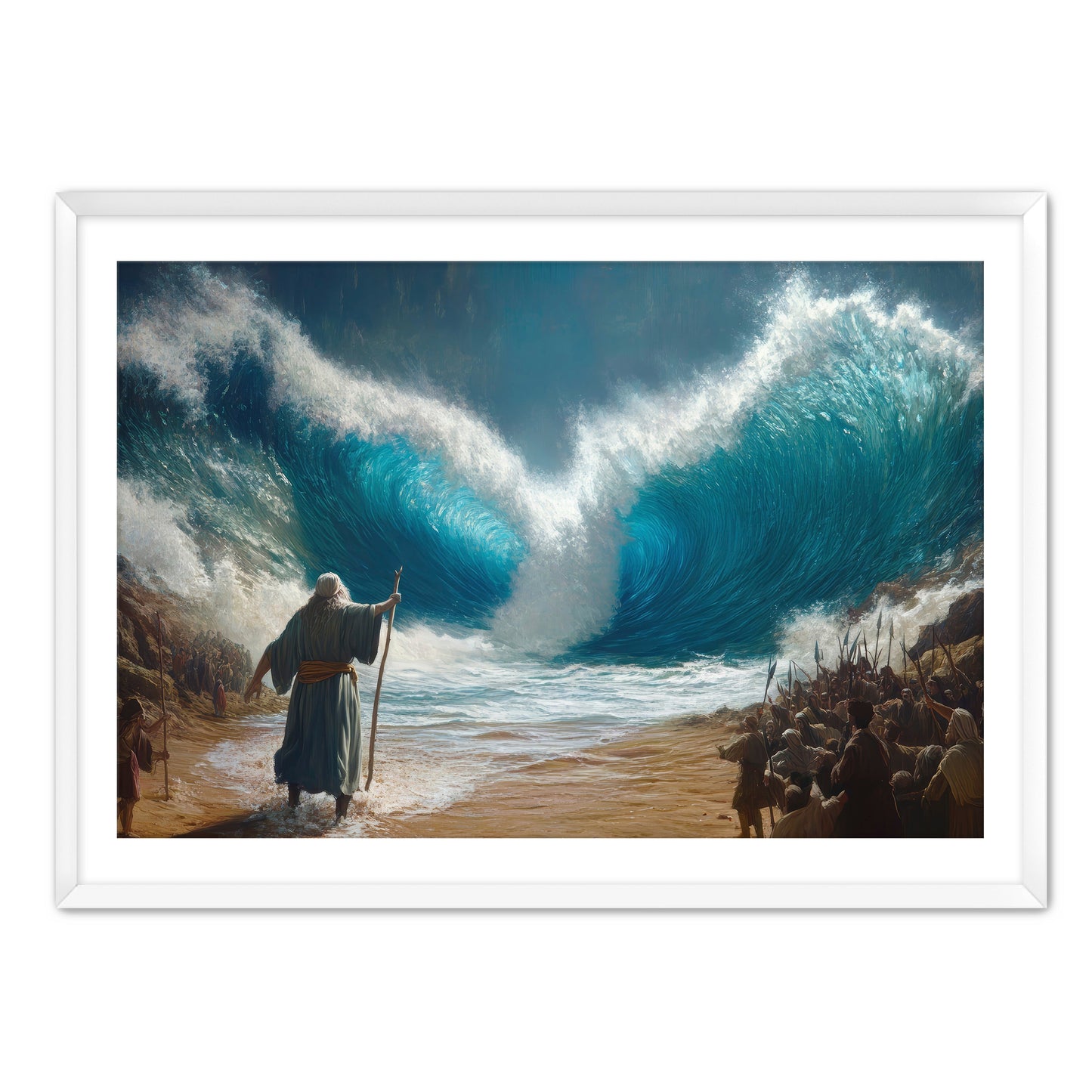 Moses Parting Sea