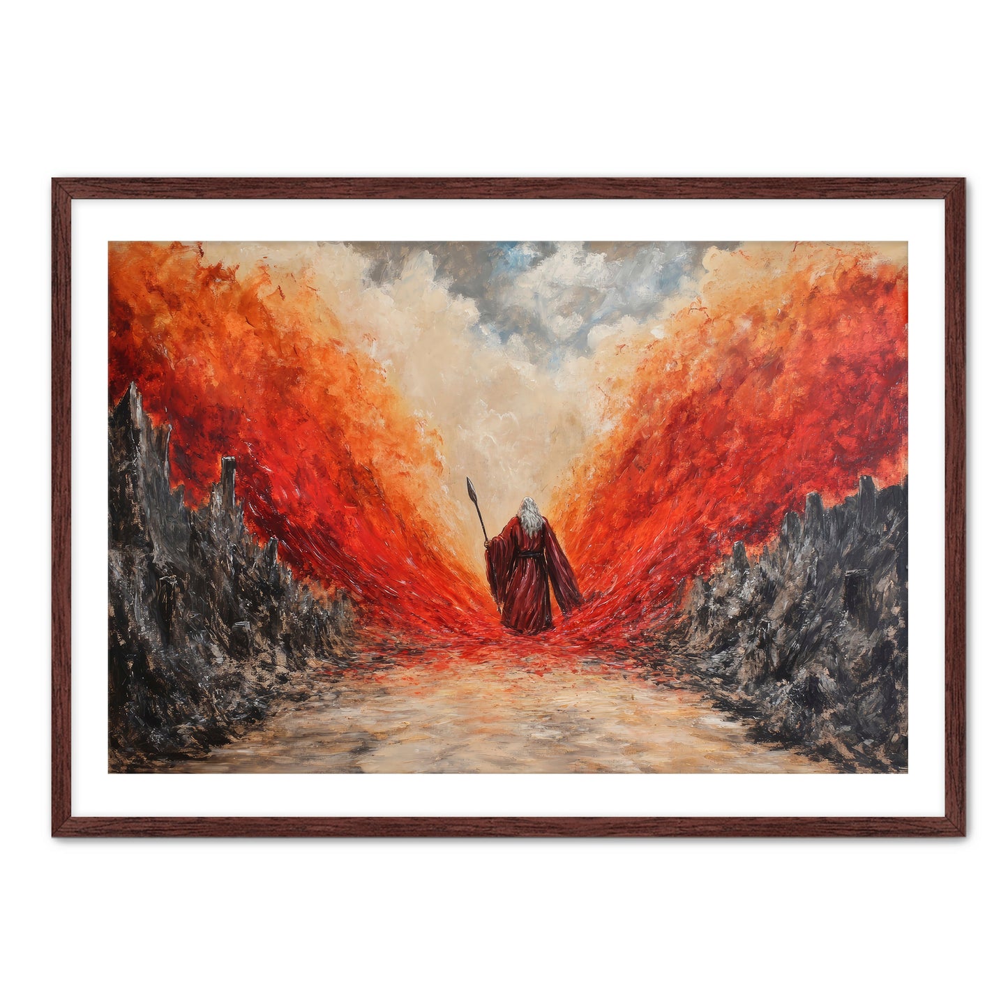 Moses Parting Red Sea