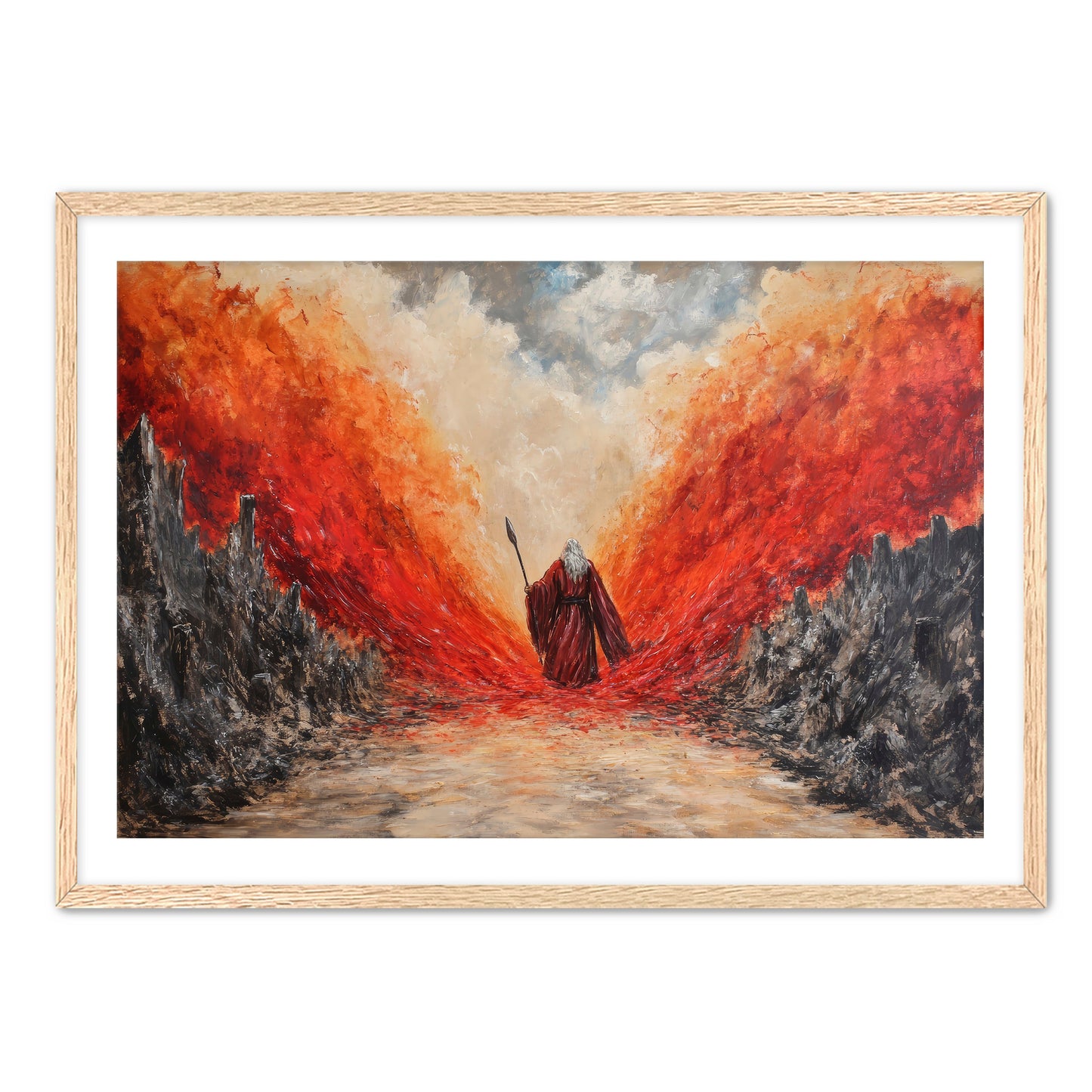 Moses Parting Red Sea