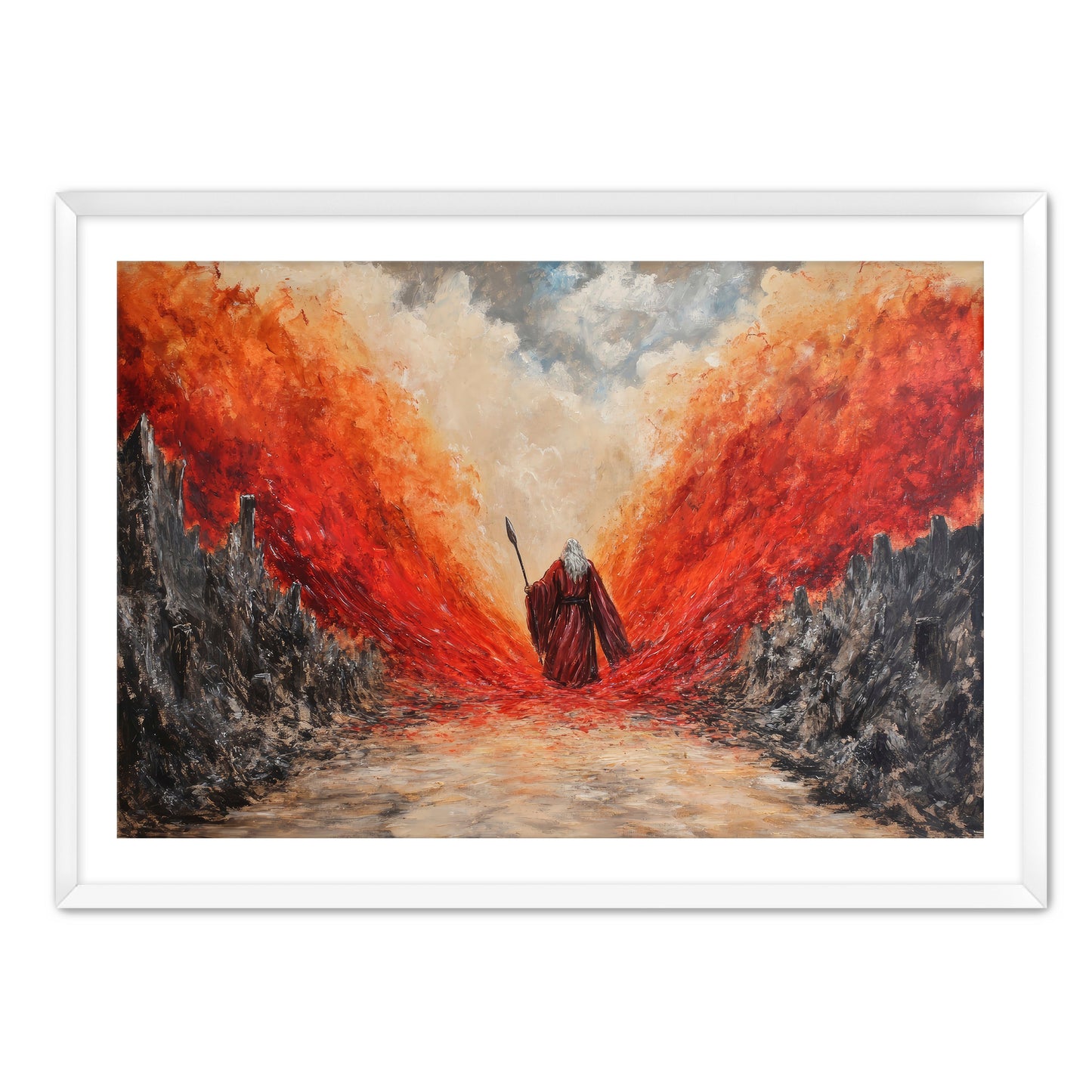 Moses Parting Red Sea