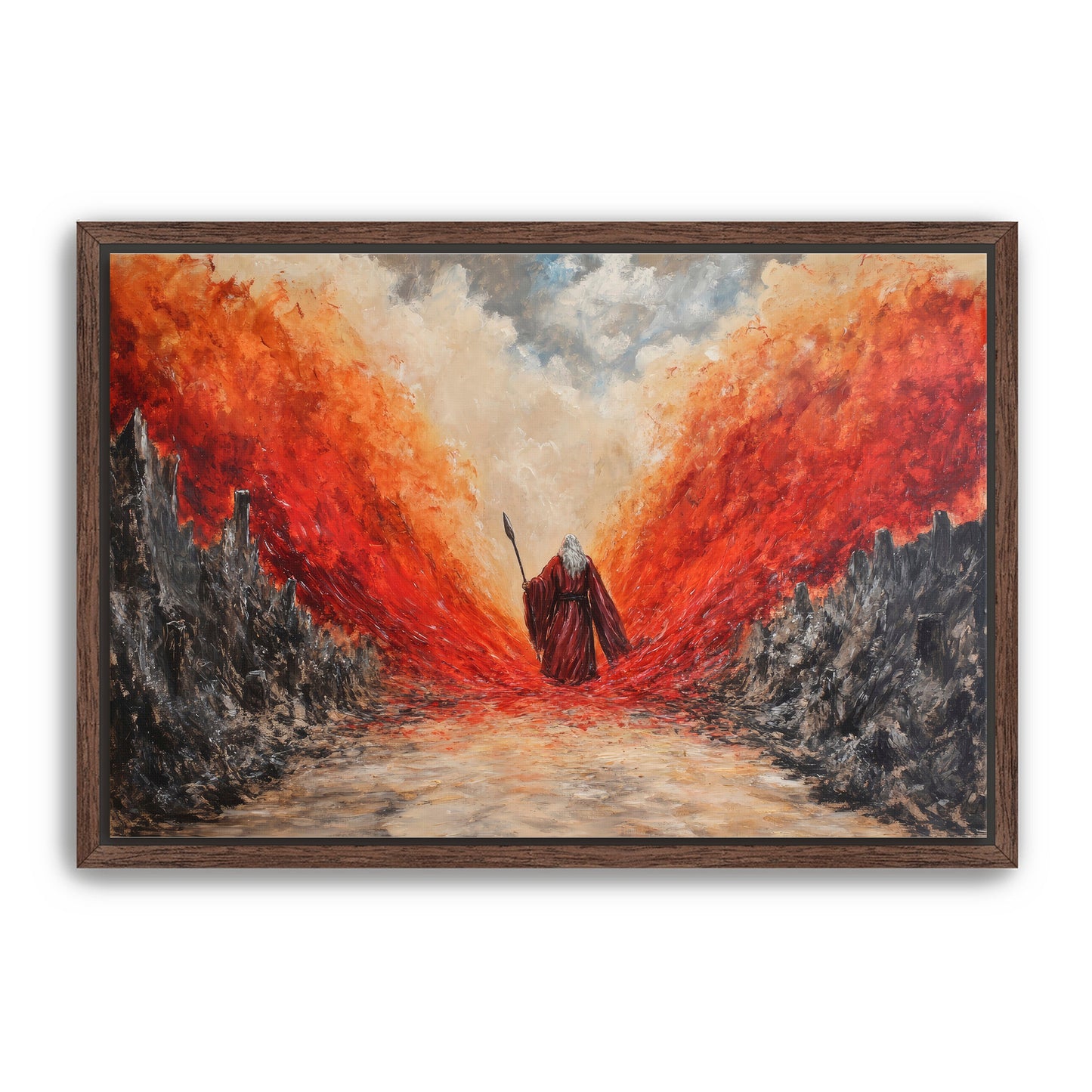 Moses Parting Red Sea