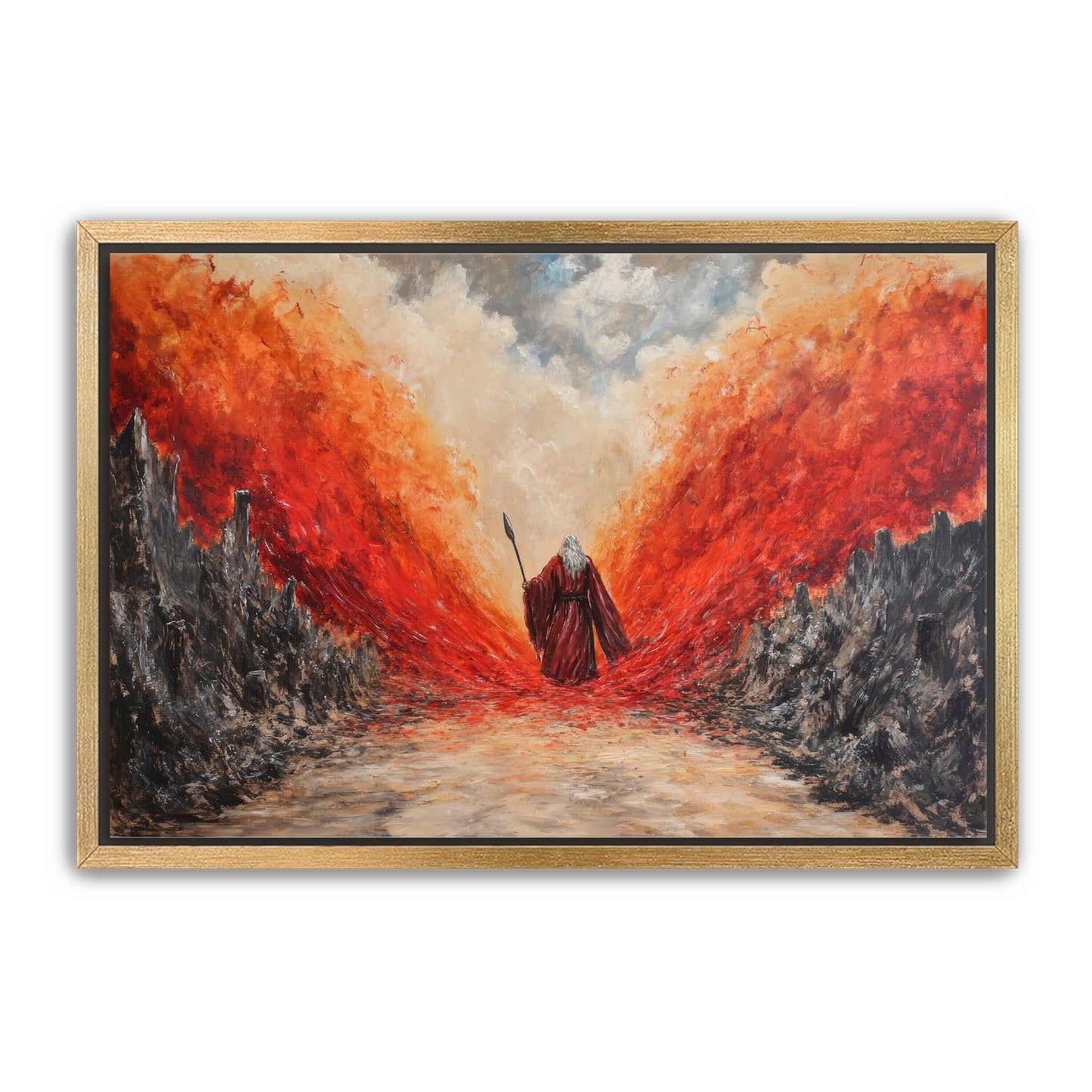 Moses Parting Red Sea