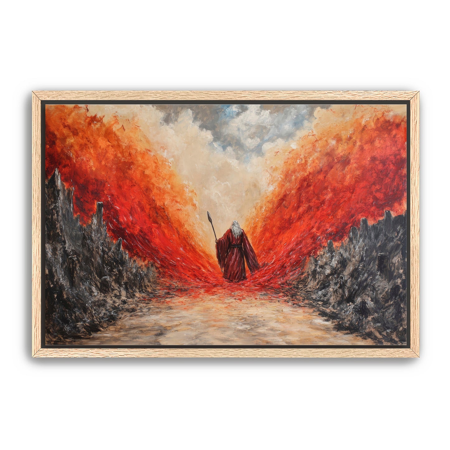 Moses Parting Red Sea