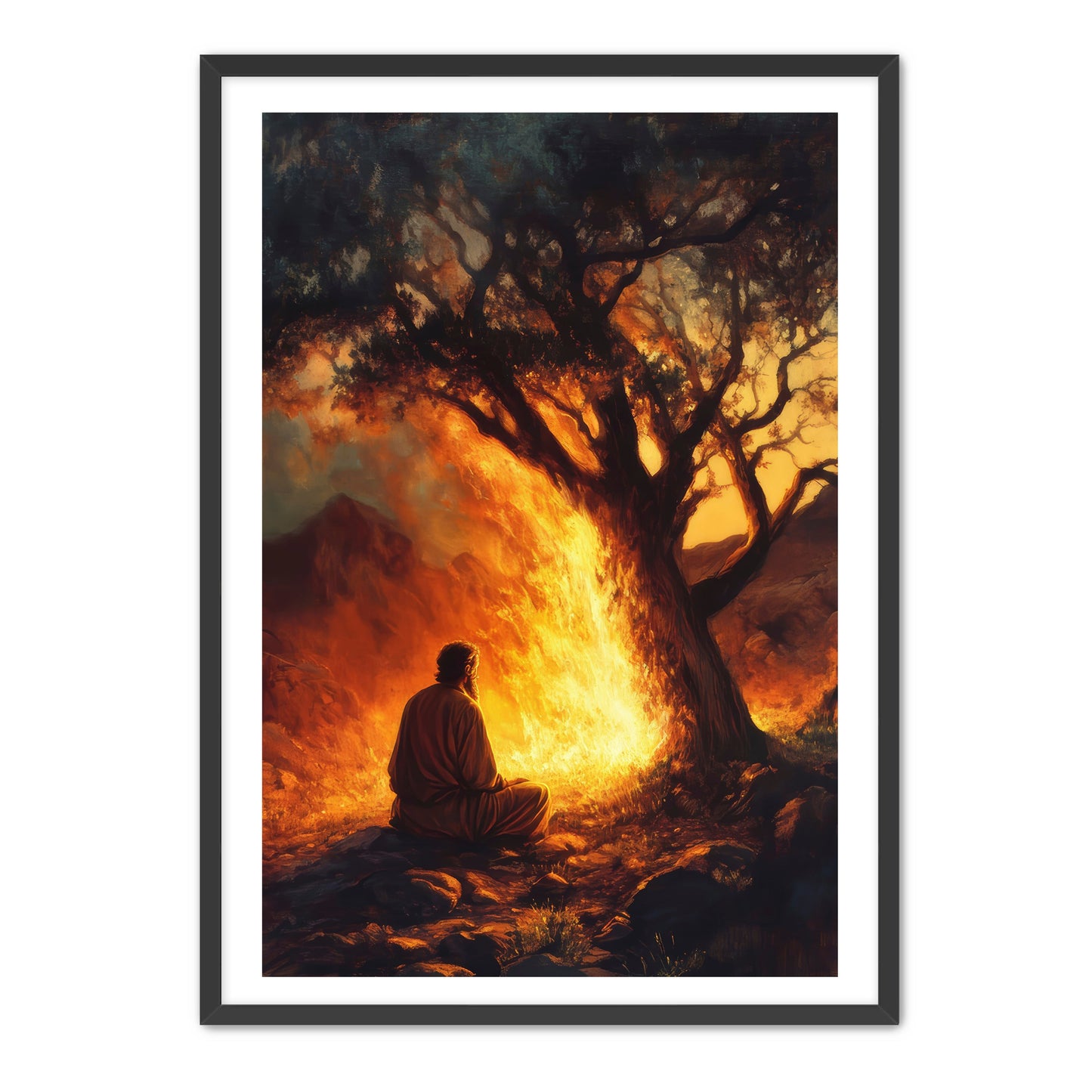 Moses and Burning Bush 2