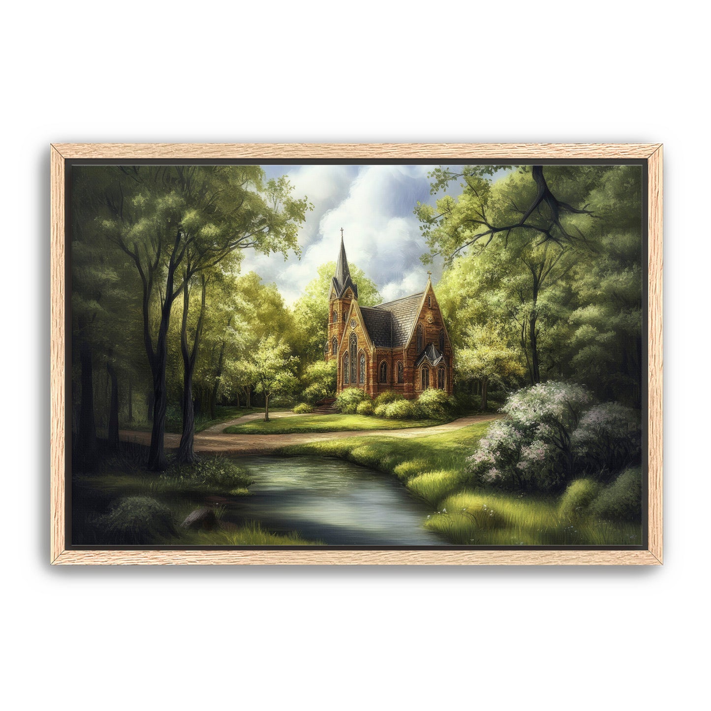 Nature Church Digital Print