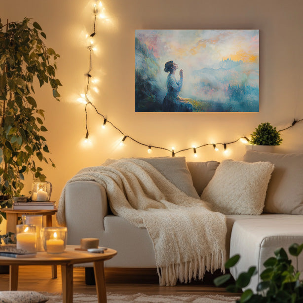 Praying Woman Art