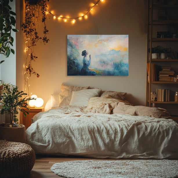 Praying Woman Art
