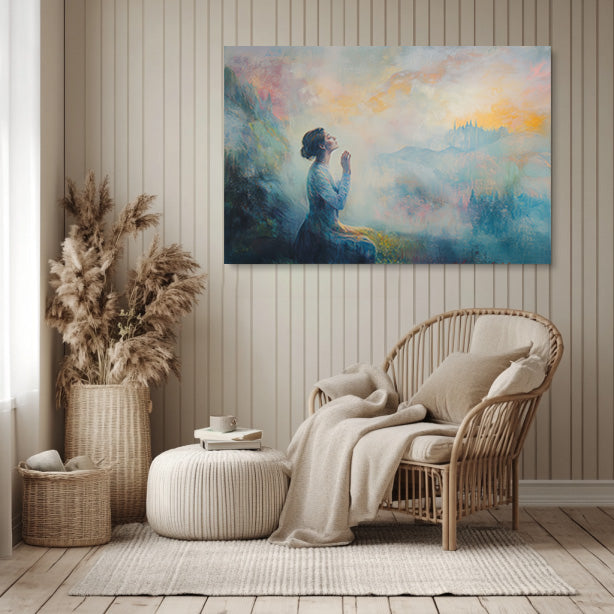 Praying Woman Art