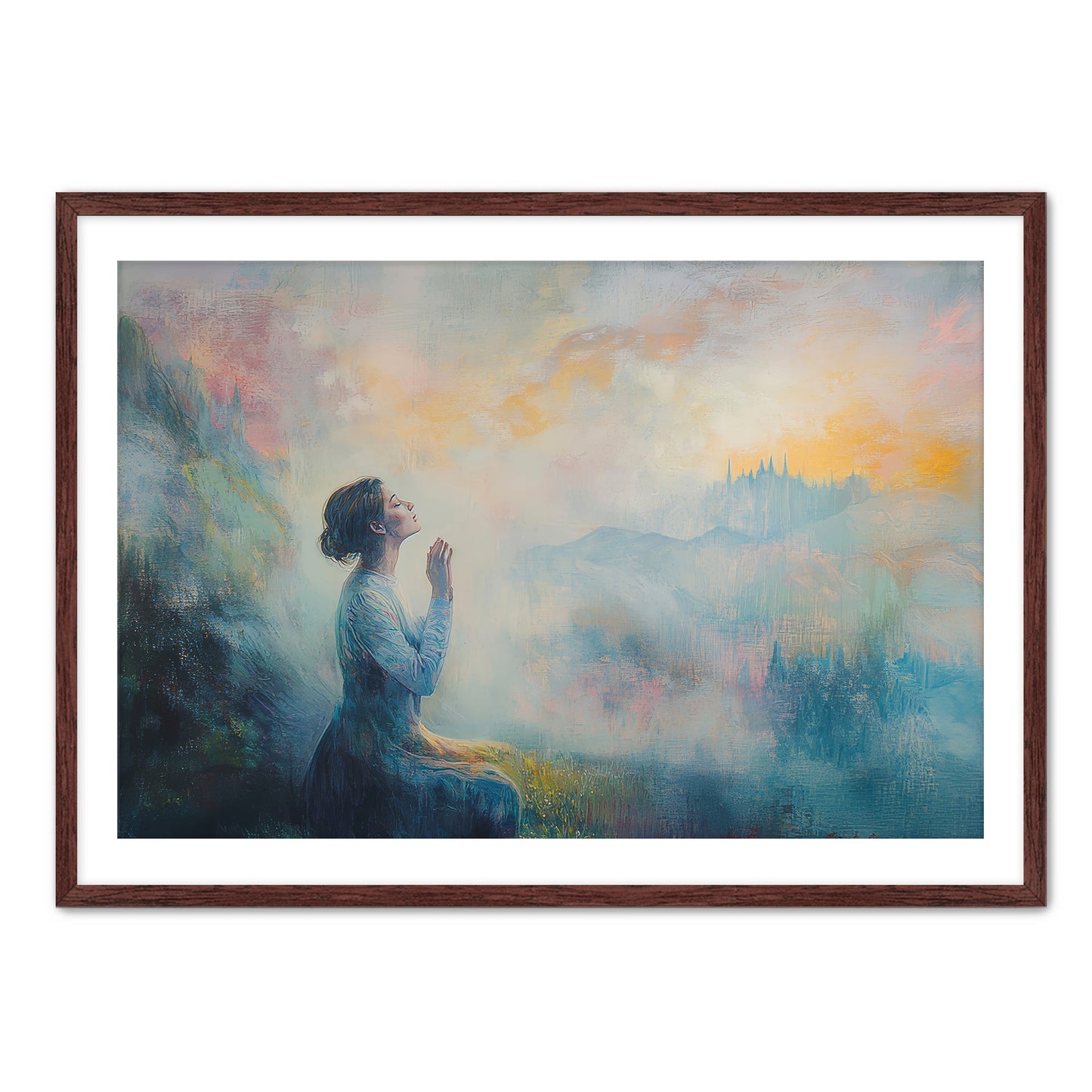 Praying Woman Art