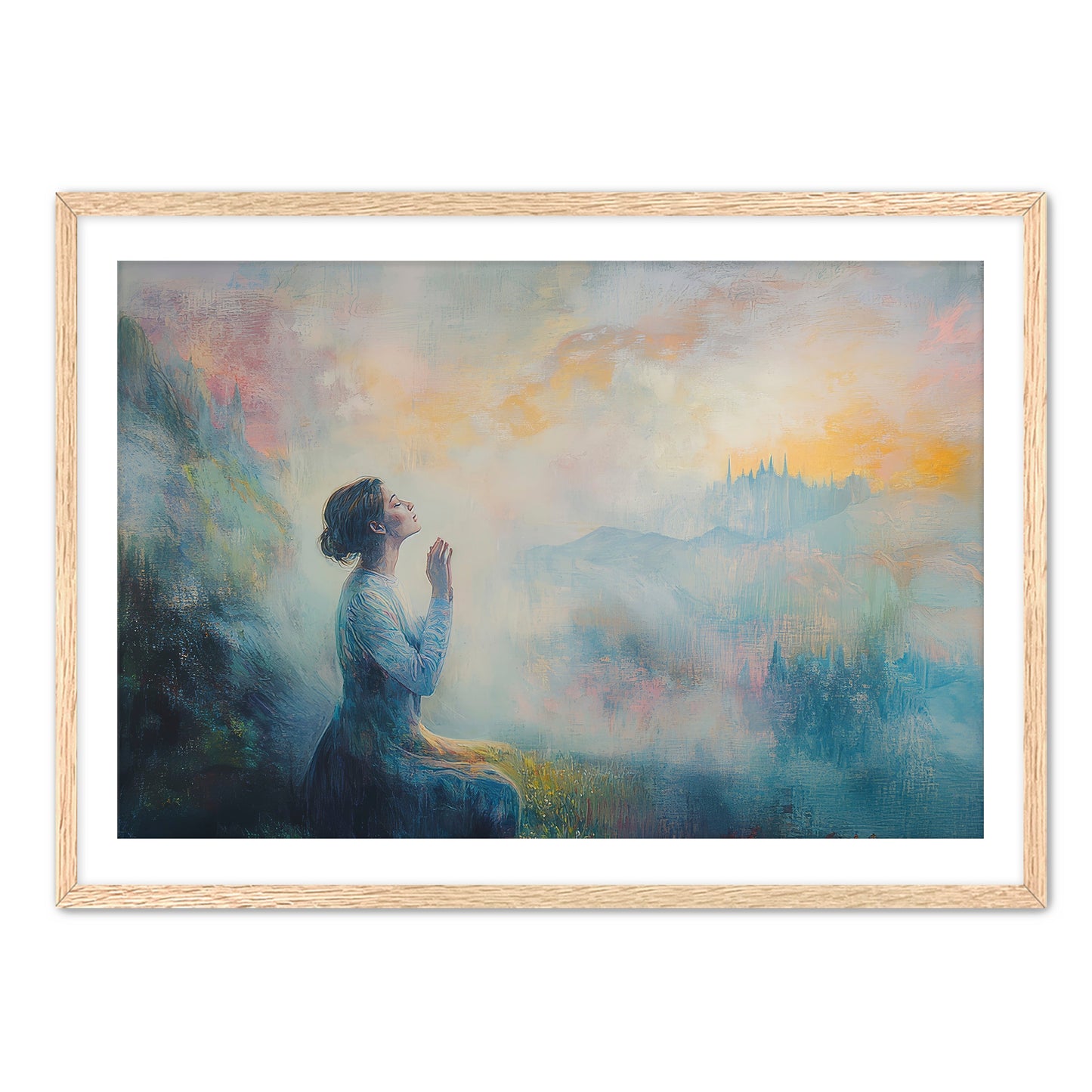 Praying Woman Art
