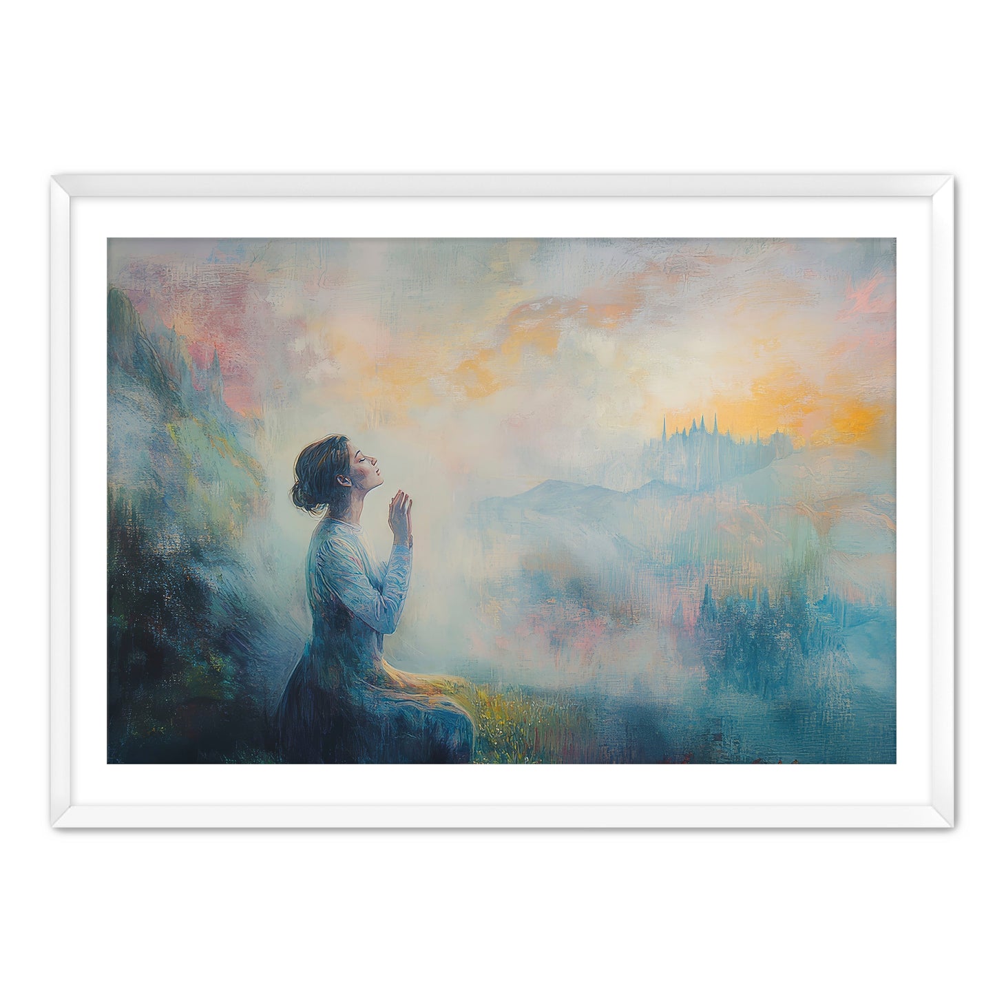 Praying Woman Art