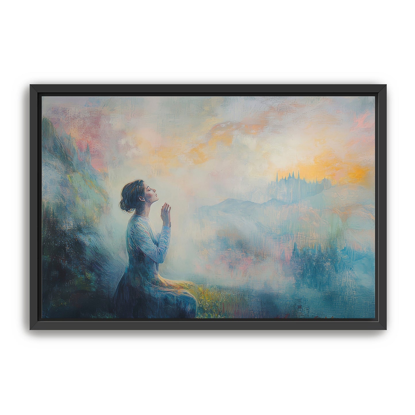 Praying Woman Art