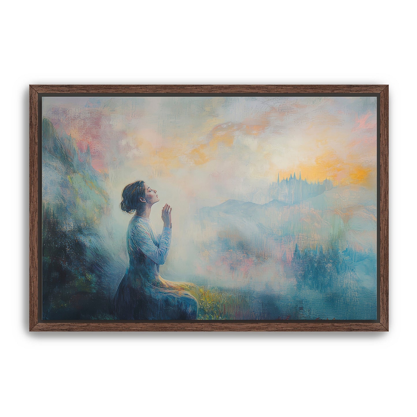 Praying Woman Art