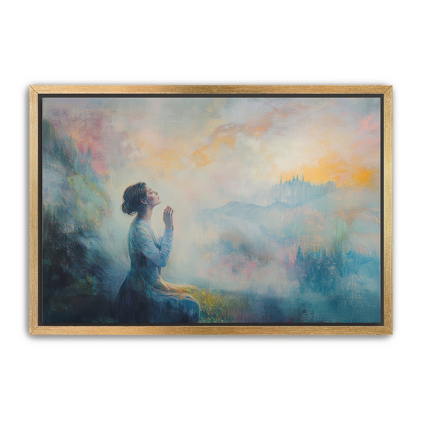 Praying Woman Art