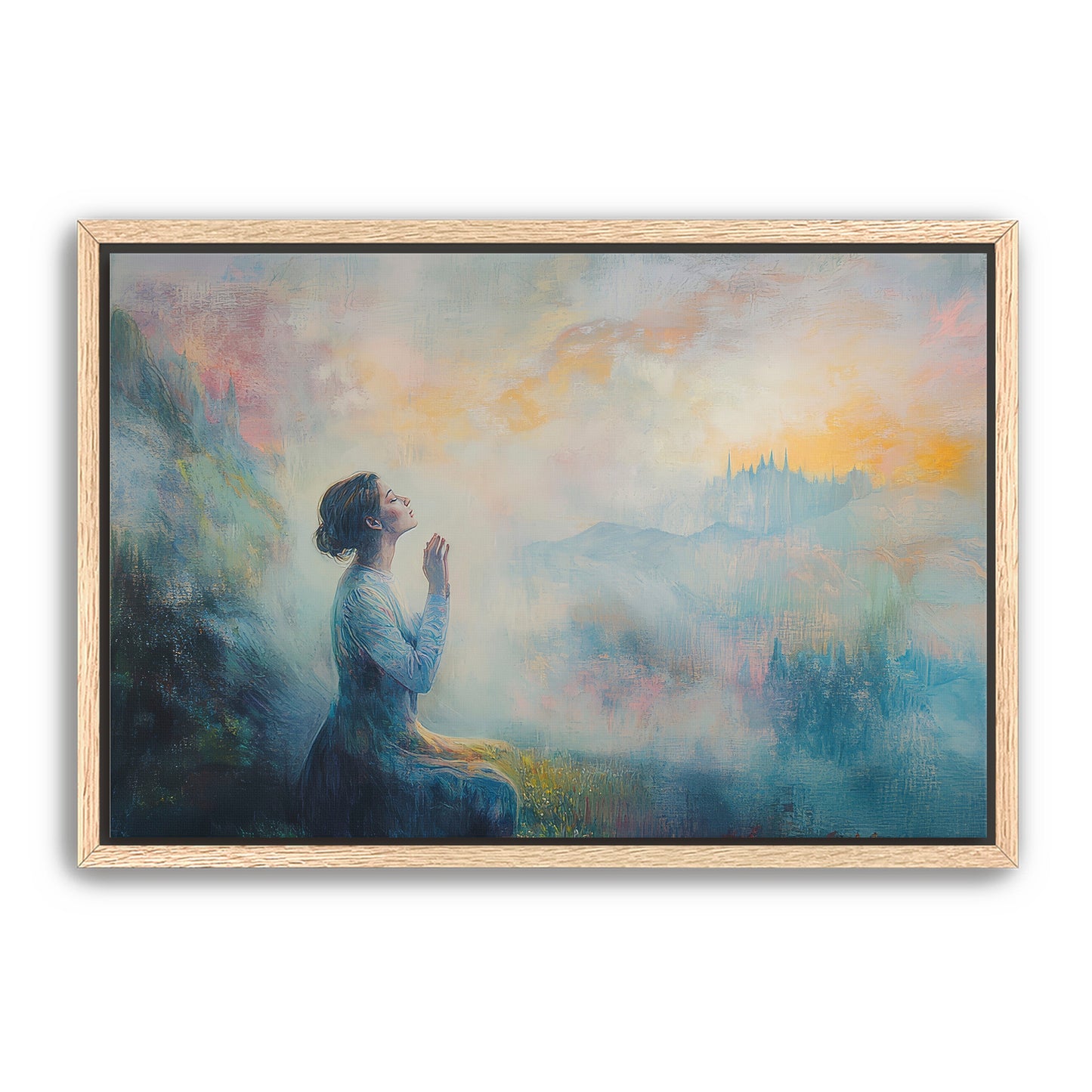 Praying Woman Art