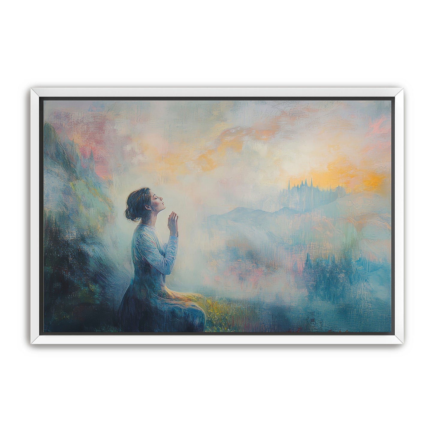 Praying Woman Art