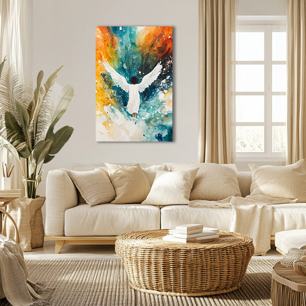 Pretty Wingspan Angel Painting
