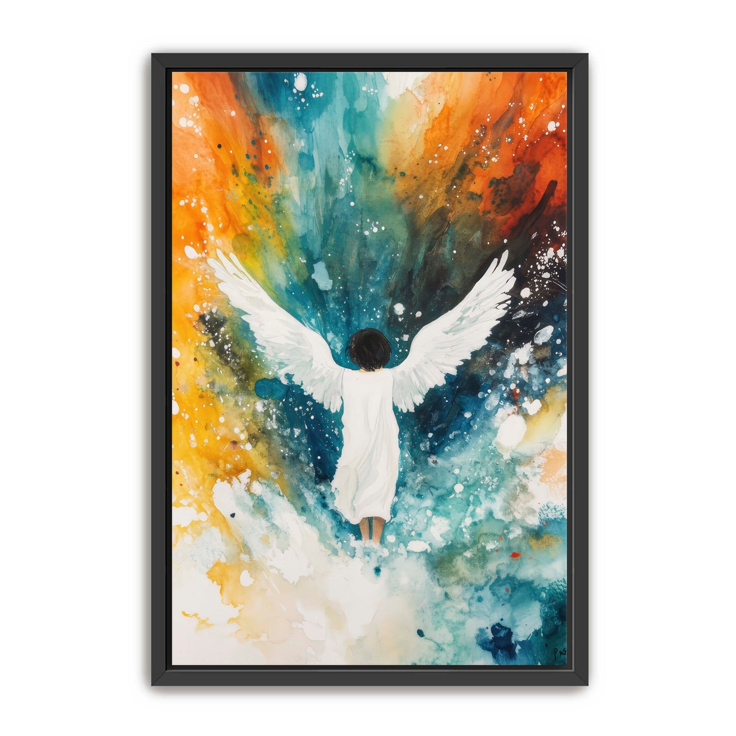 Pretty Wingspan Angel Painting